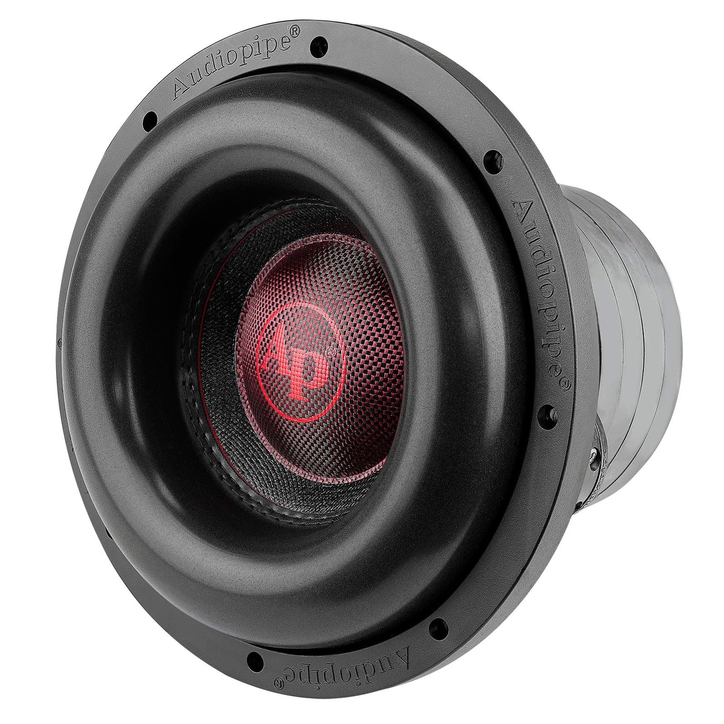 Audiopipe - Subwoofer de cono compuesto de pila cuádruple de 10 pulgadas (TXX-BDC-IV-10), rendimiento superior, 1800 W, 4 imanes, bobina de voz BASV, cesta de aluminio, conexión múltiple, cono de