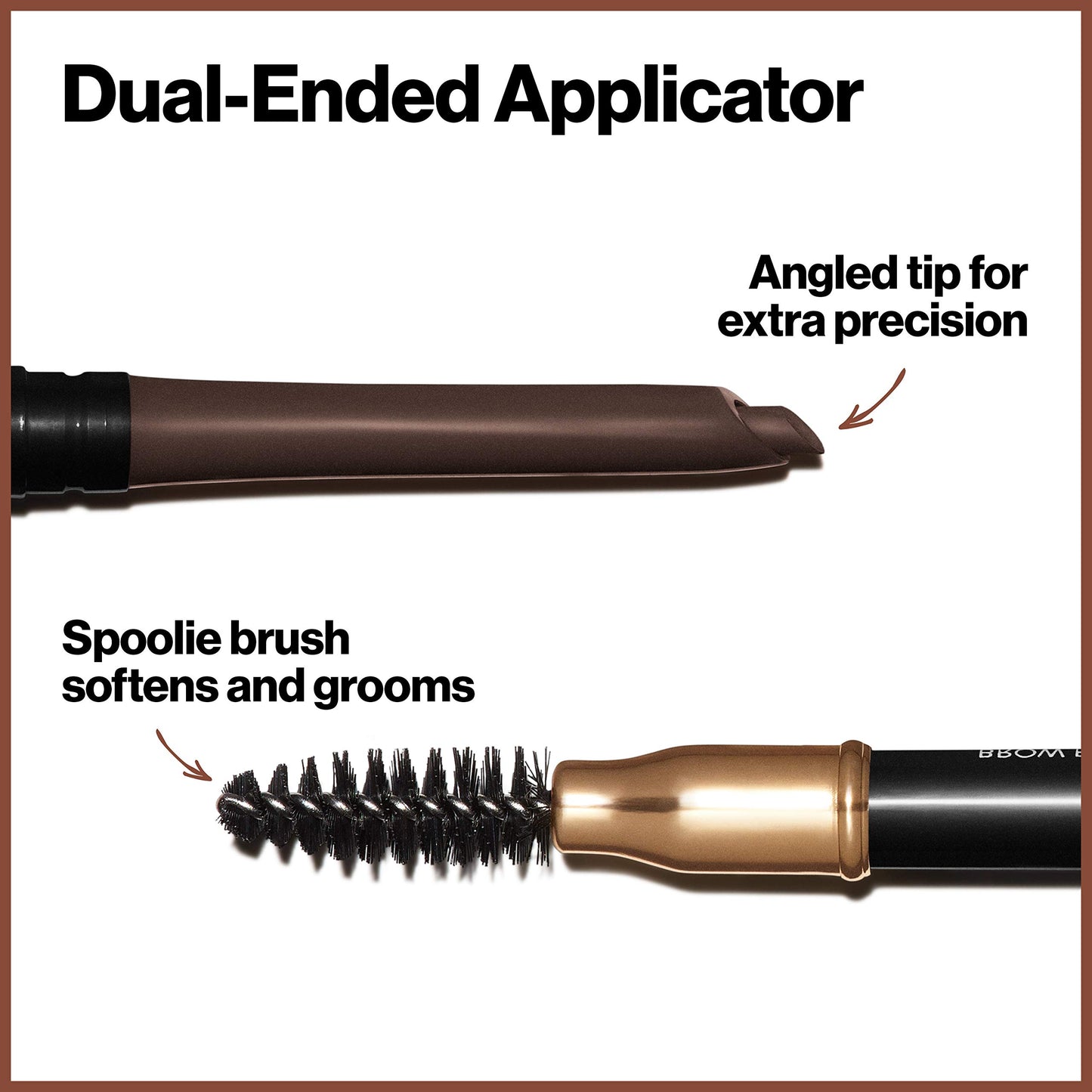 Lápiz Delineador de Ceja Revlon Dark Brown Colorstay