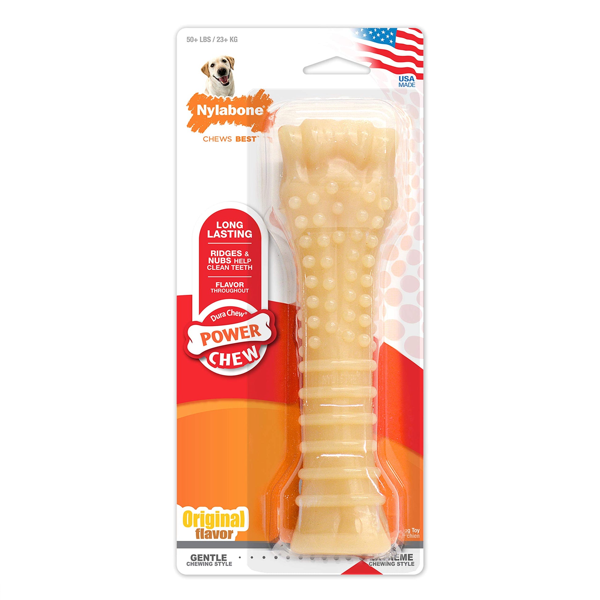Juguete para Perro Nylabone Original XL Souper 50 Libras