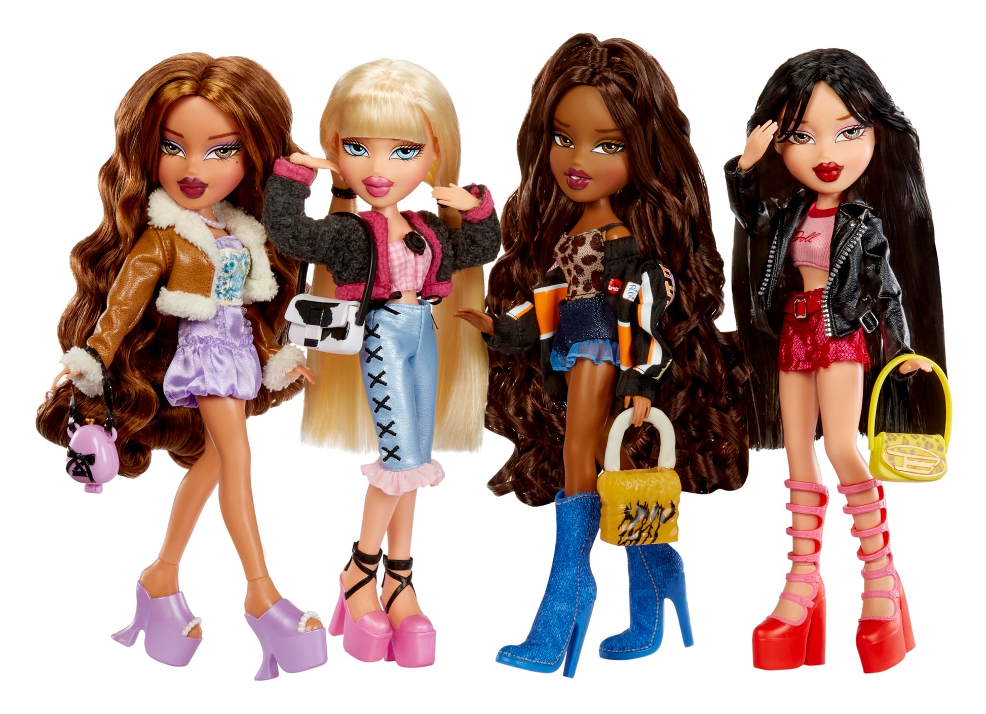 Bratz GOIN out! - Sasha - 1 Muñeca de Moda Coleccionable con Accesorios, Viene con un Conjunto, un Bolso, un Par de Gafas de Sol y un Cepillo - Juguete para Niños - para Mayores de 6 Años