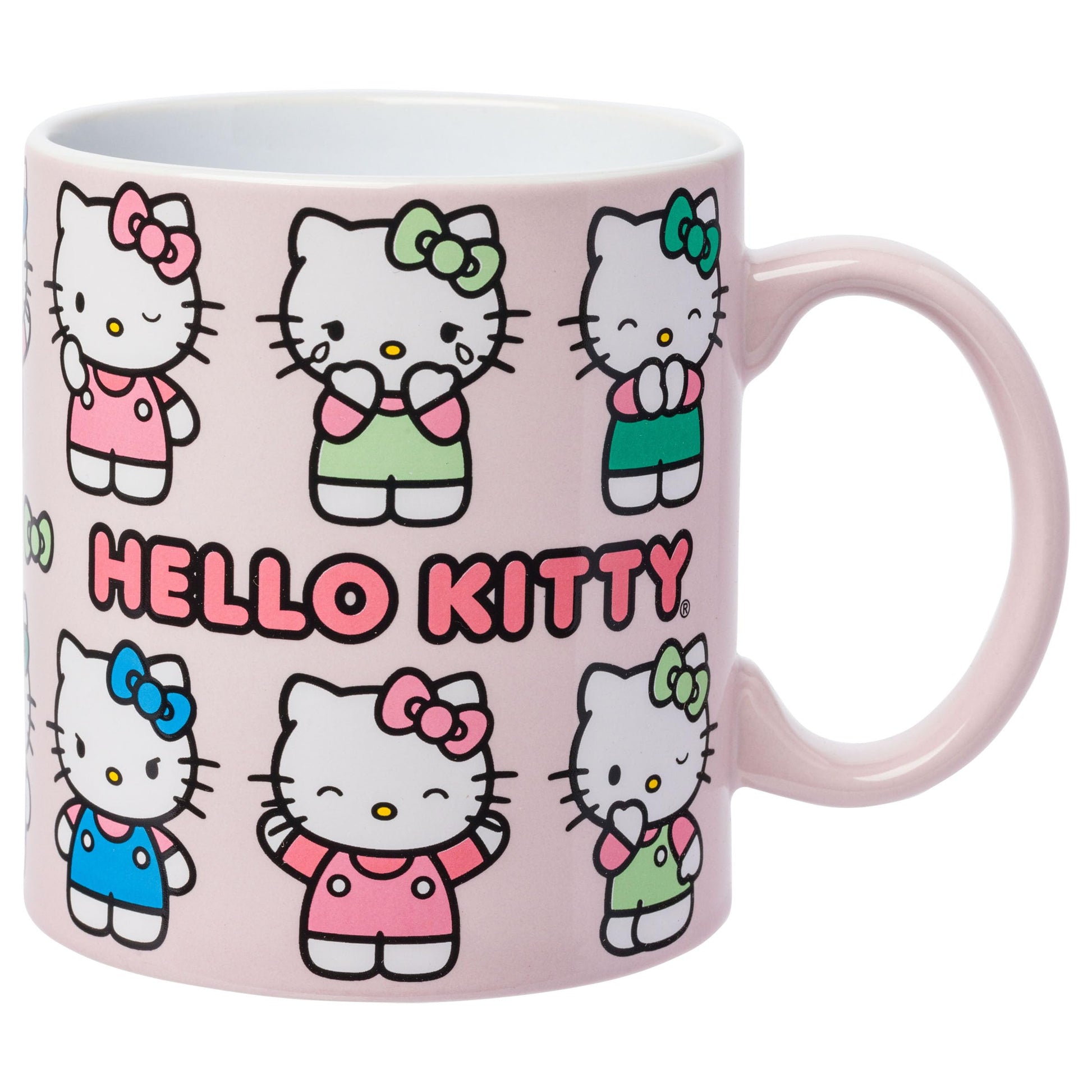 Taza Sanrio Hello Kitty Emociones y Poses 20 Onzas