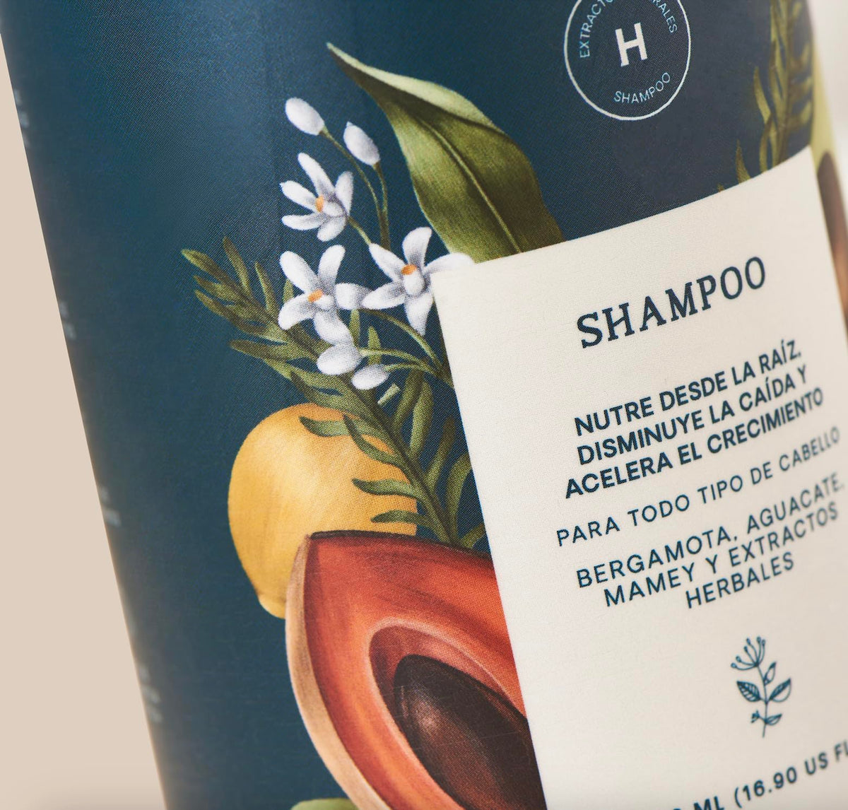 Hierbana Shampoo Anticaída con Extractos Naturales - 500 ml. Tratamiento para Fortalecer y Estimular el Crecimiento del Cabello | Ideal para Todo Tipo de Cabello