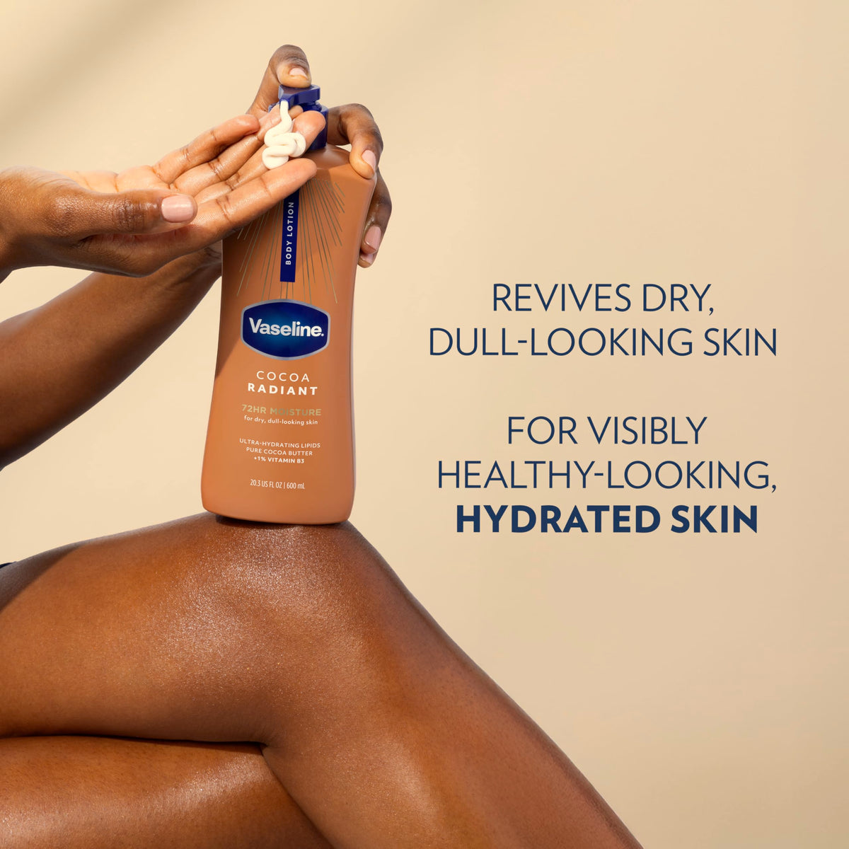 Vaseline Cuidados Intensivos Curación Serum, Advanced Socorro, cocoa radiante, Cocoa Radiant