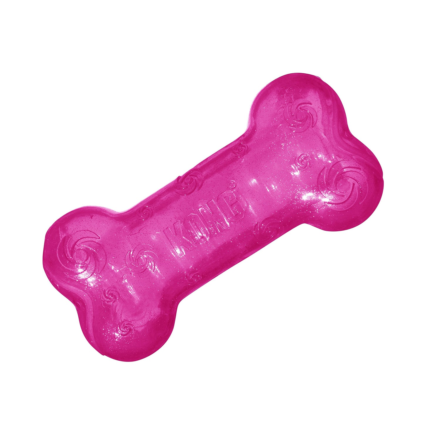 Kong Squeezz Crackle Bone, Multicolor, Mediano