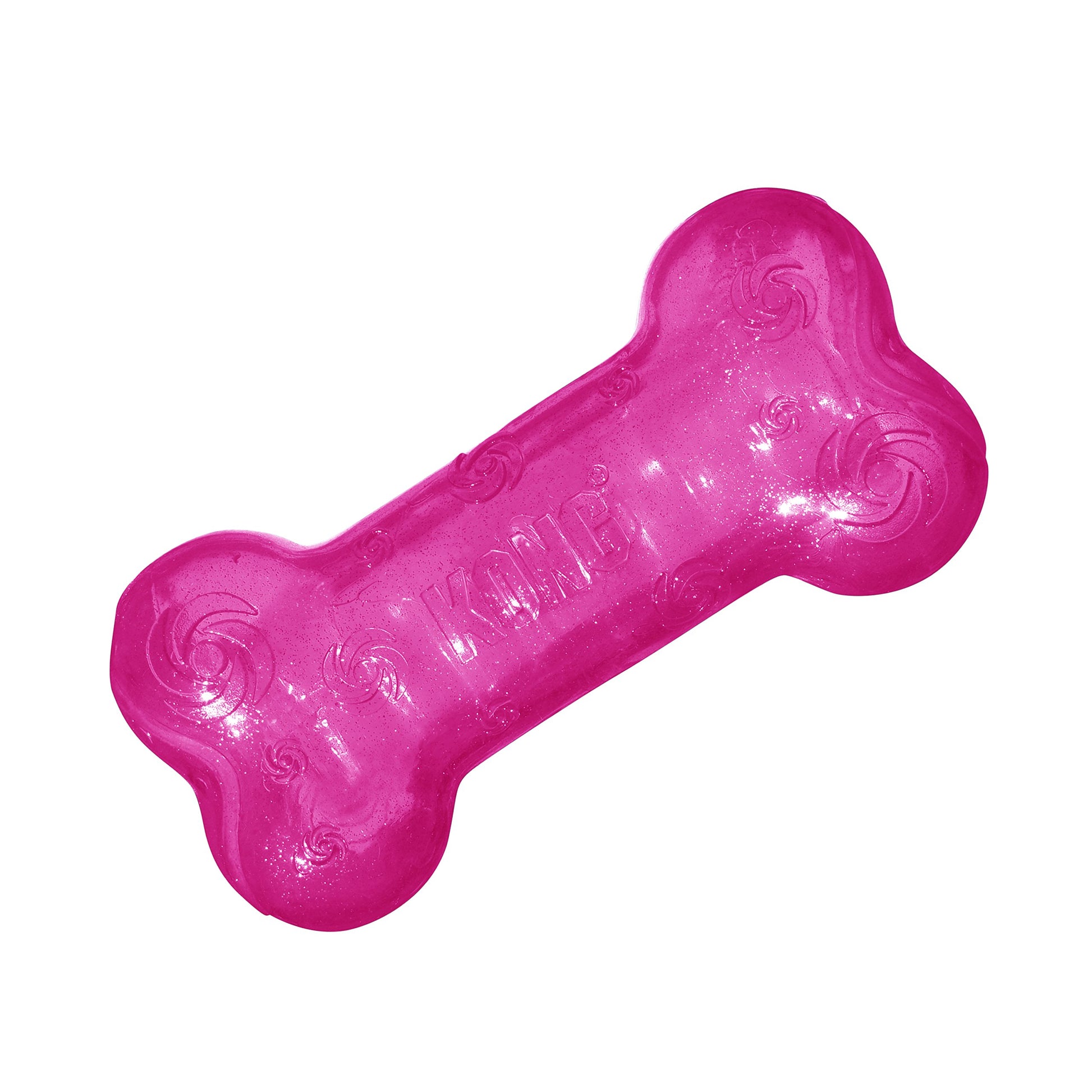 Kong Squeezz Crackle Bone, Multicolor, Mediano