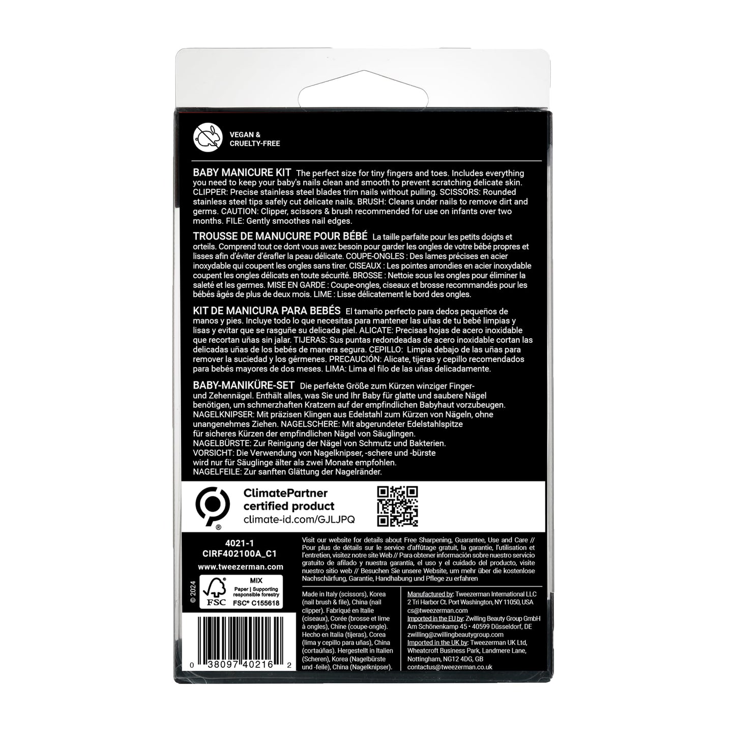 Tweezerman 4021-1 Children's Nail Care Kit