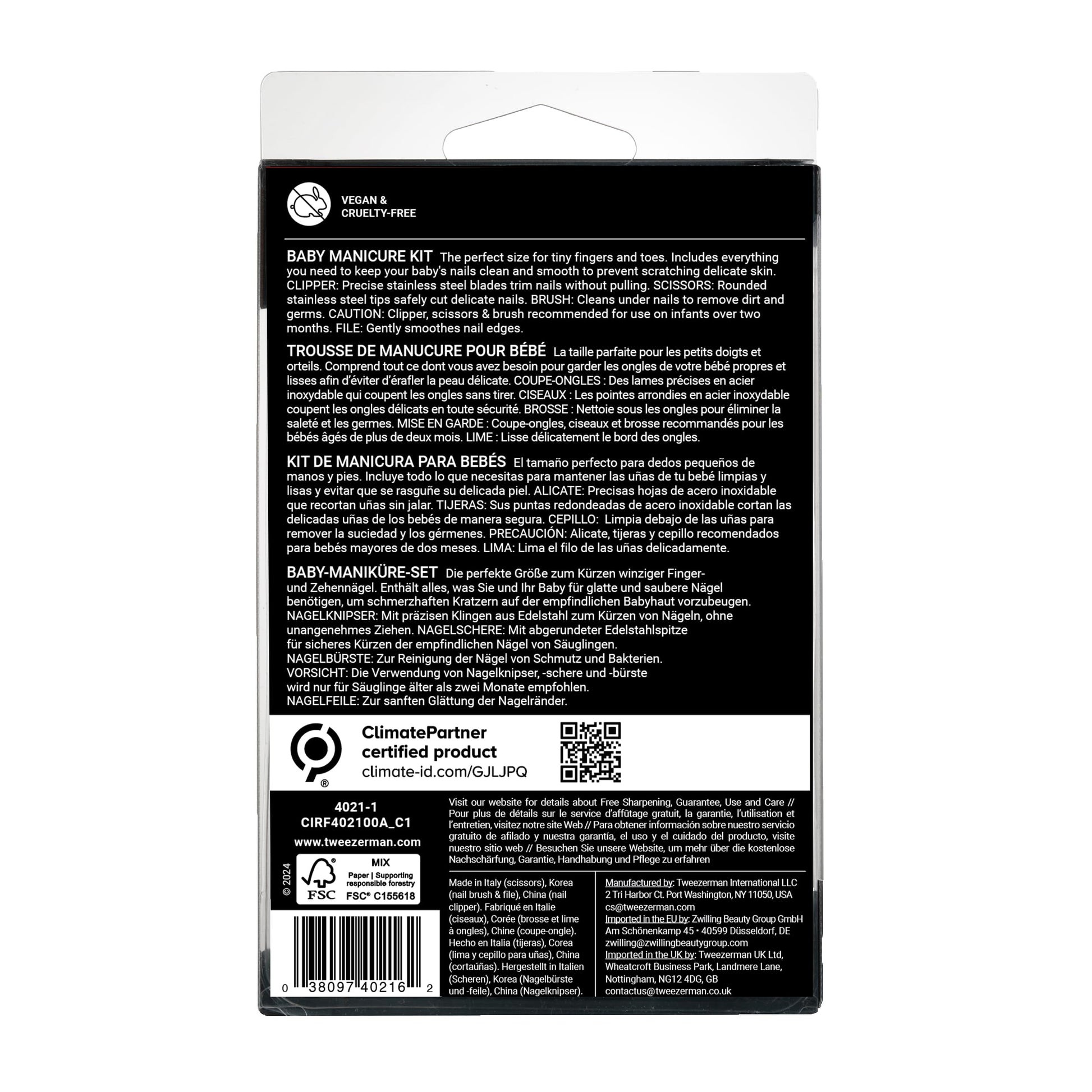 Tweezerman 4021-1 Children's Nail Care Kit