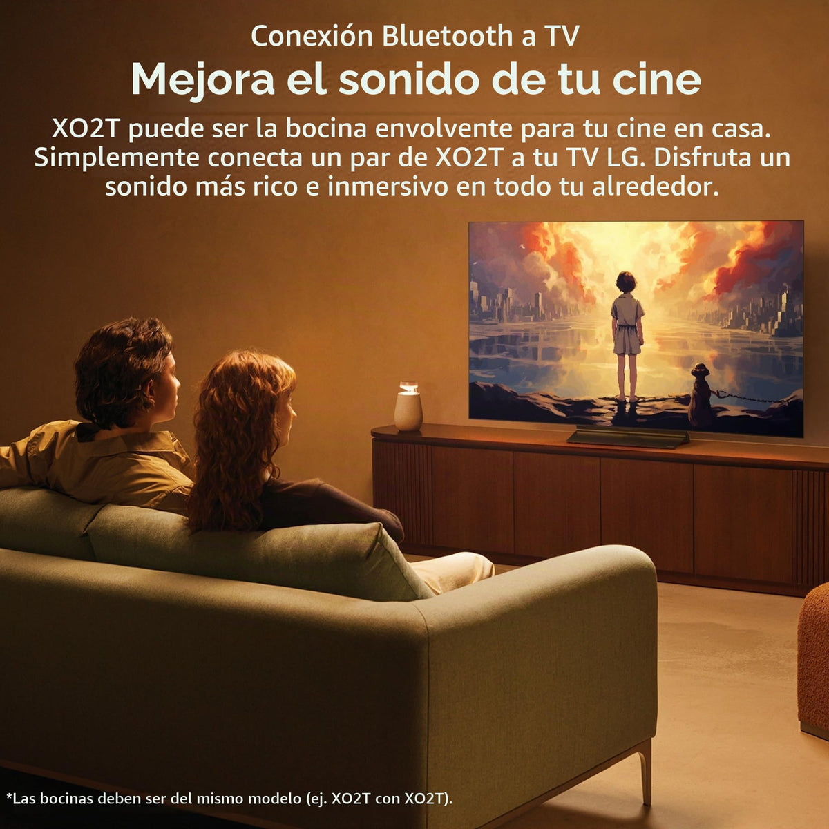 Altavoz Inalámbrico LG XBOOM Negro Sonido de 360° Resistente al Agua 20 Horas de Reproducción