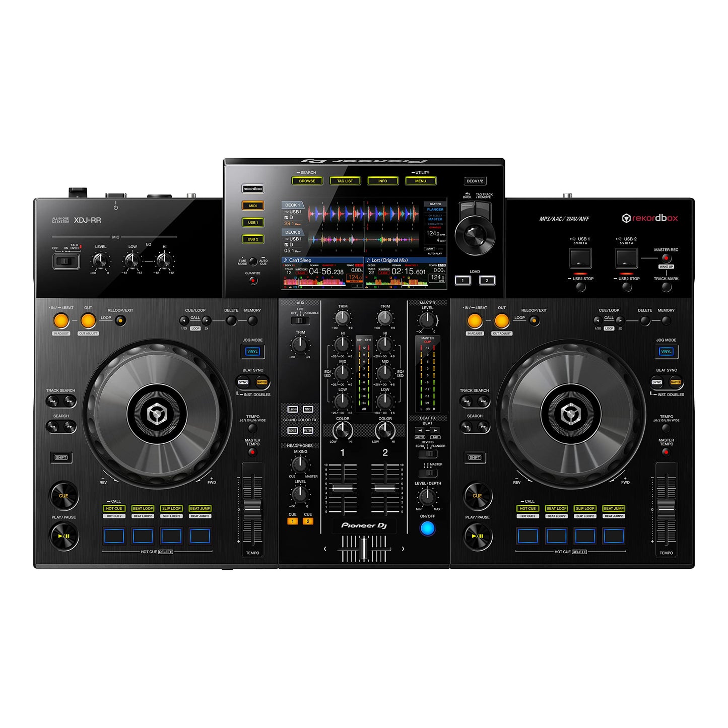 Sistema DJ Pioneer XDJ-RR Negro de 2 Canales