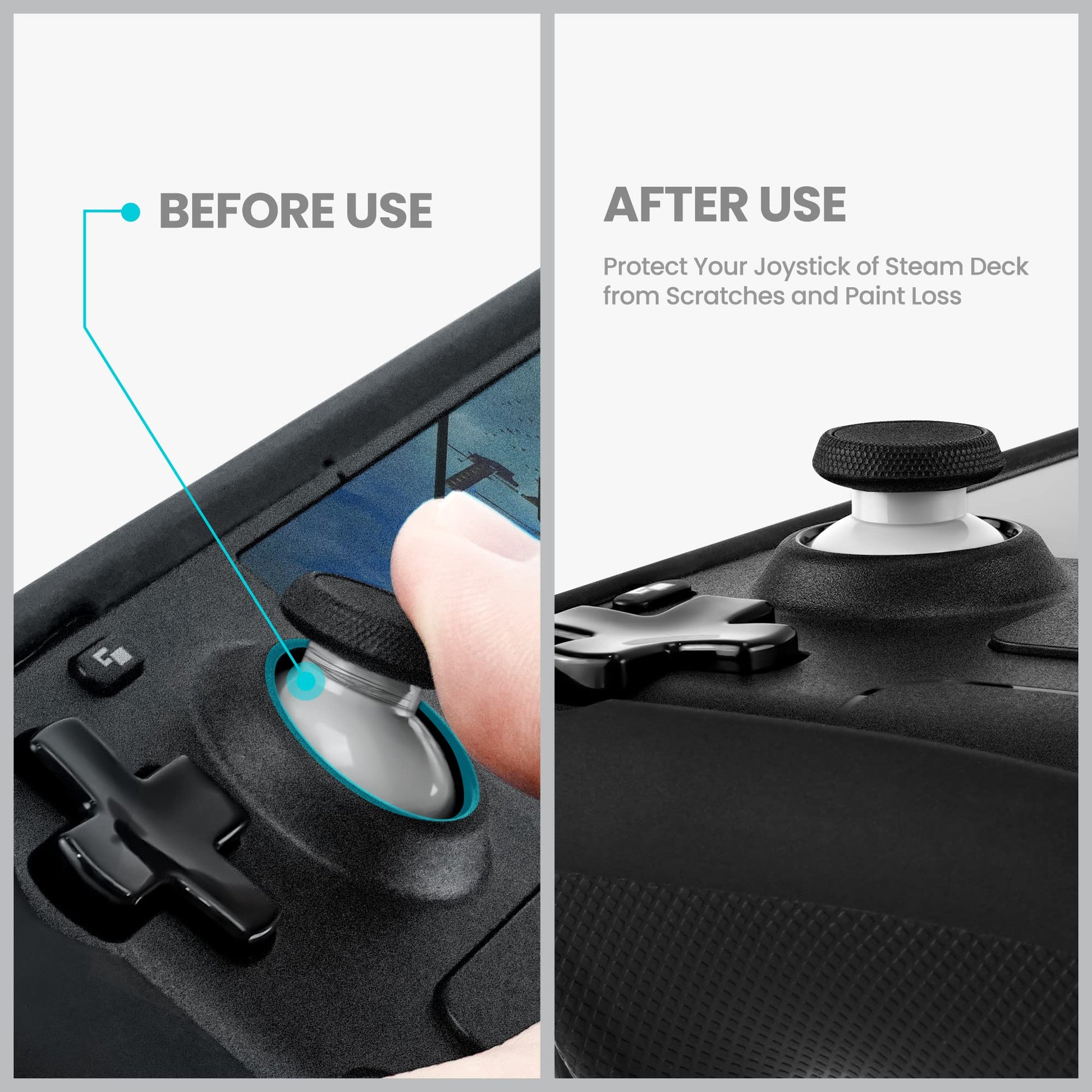 Protectores de Palanca Park Sung Transparente Compatibles con Steam Deck Xbox Switch Pro Controller PS4 PS5 ROG Ally 8 BitDo Joystick