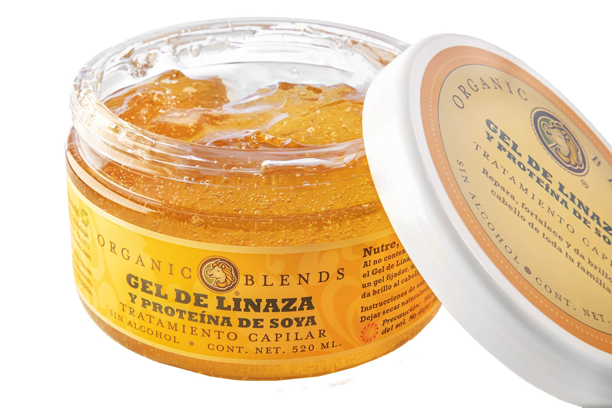 KEESON Gel de Linaza (Kit de 2 Piezas de 520ml c/u)