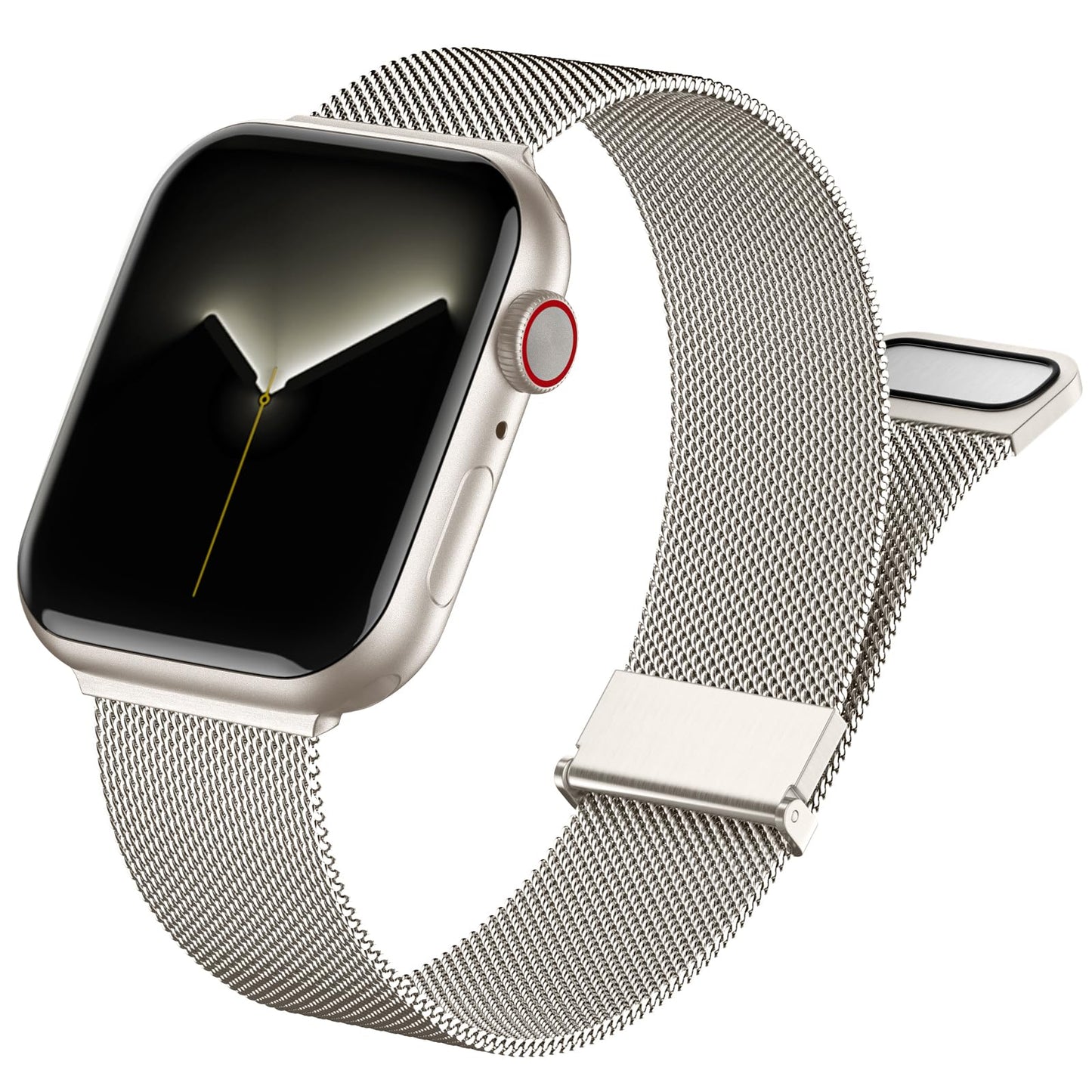 GEAK Compatible con Correa Apple Watch Correa 38mm 40mm 41mm 42mm 44mm 45mm 49mm, Clásica Correa de Metal de Acero Inoxidable Compatible con iWatch Series 9 8 7 6 5 4 3 2 1/SE Ultra 2