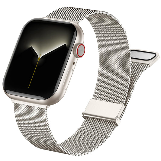 GEAK Compatible con Correa Apple Watch Correa 38mm 40mm 41mm 42mm 44mm 45mm 49mm, Clásica Correa de Metal de Acero Inoxidable Compatible con iWatch Series 9 8 7 6 5 4 3 2 1/SE Ultra 2
