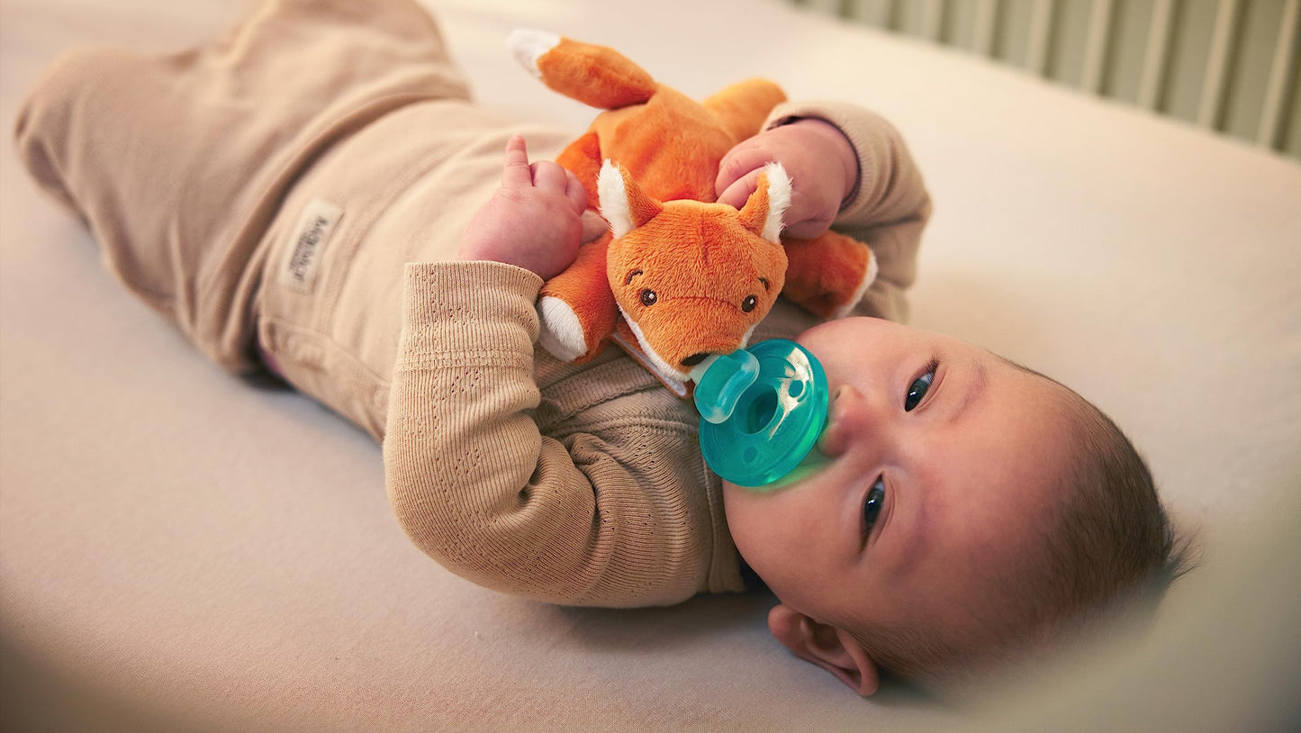 Soporte para Chupete Philips Avent Fox con Chupete Desmontable 0 m+