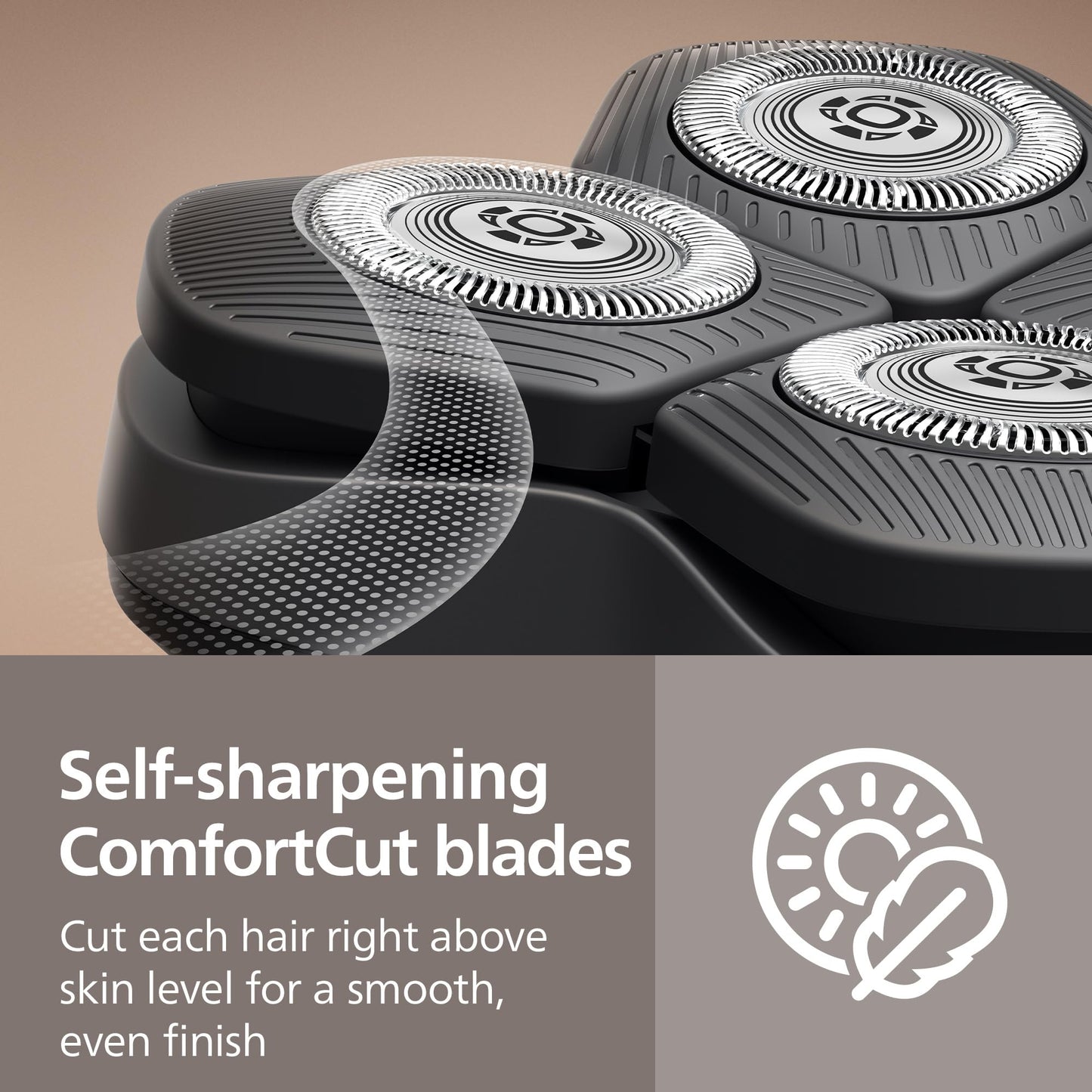 Philips Norelco Head Shaver Pro 5000, de la marca de afeitado #1: afeitado limpio, suave para la piel, HS5980/40