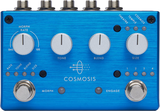 Pigtronix Cosmosis - Pedal de efectos de reverberación estéreo Morphing