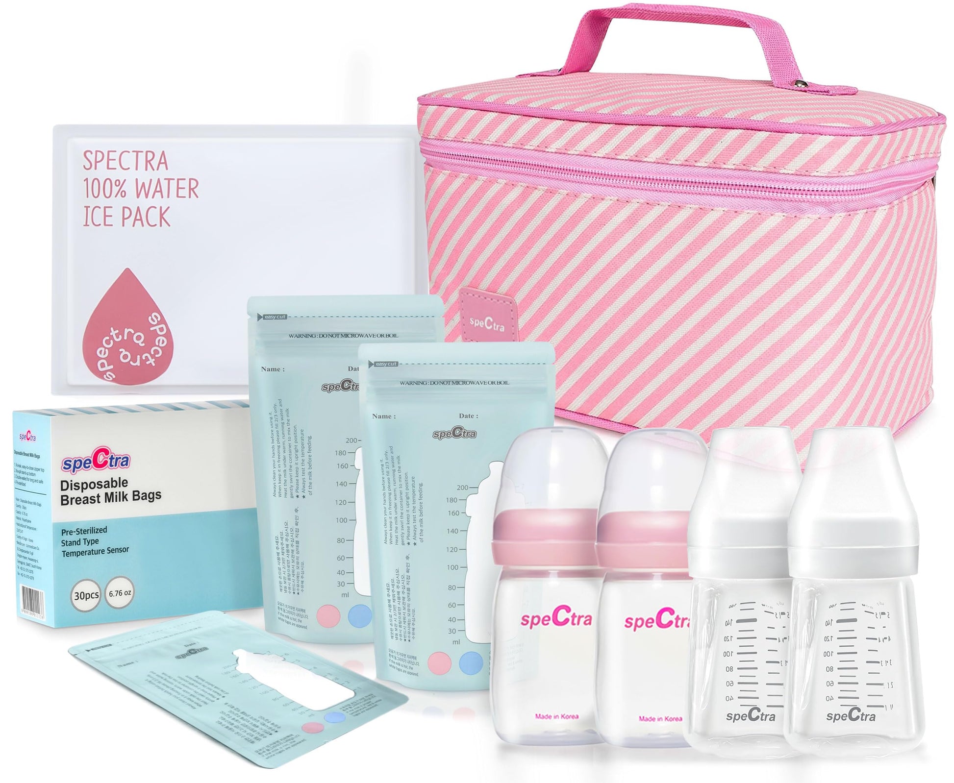 Set Hielera y Contenedores de Almacenamiento de Leche Materna Spectra Preesterilizados