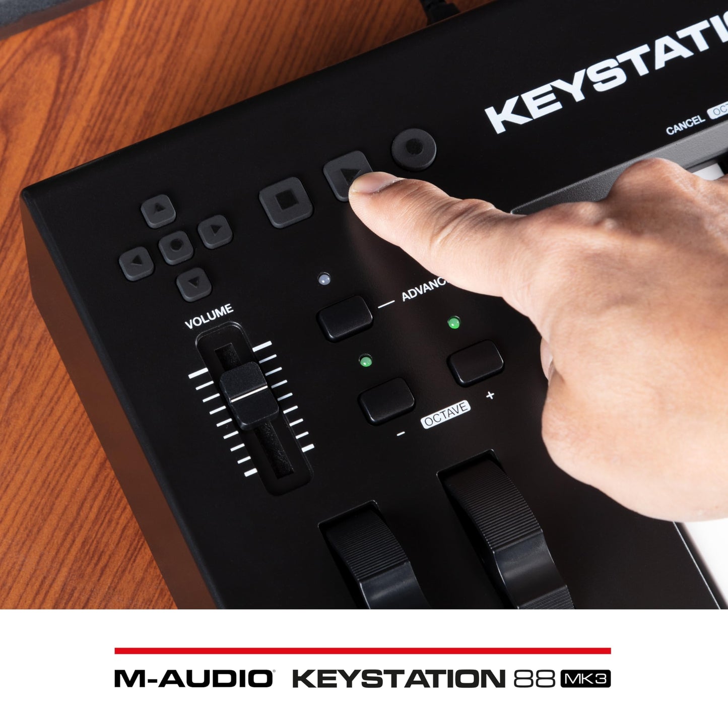 M-Audio Keystation 88 MK3 - Controlador MIDI USB con teclado de 88 teclas semipesadas para manejar sintetizadores virtuales y parámetros de DAW