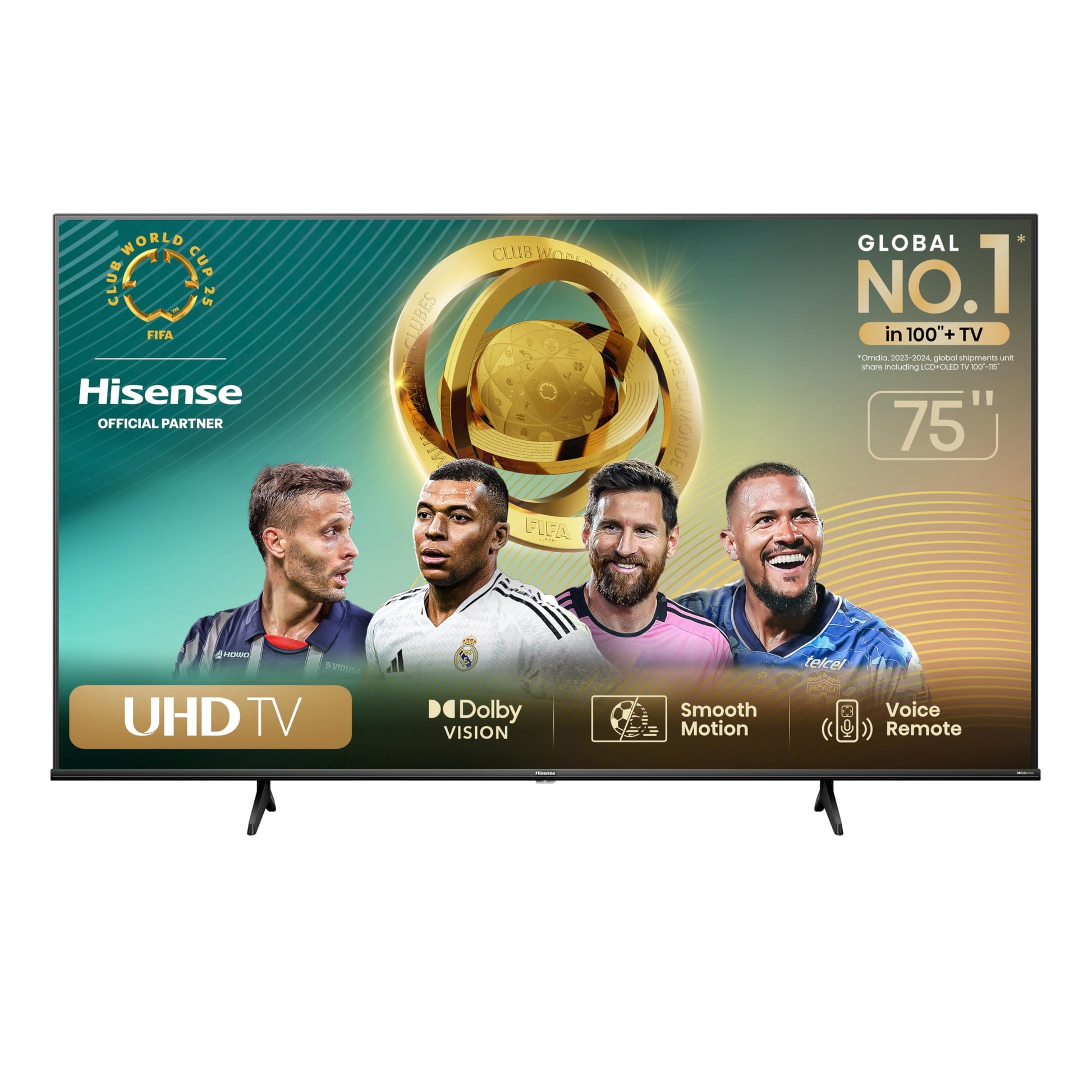Hisense Television A6N Pantalla 75 Pulgadas, Smart Vidaa TV UHD 4K,Control Remoto por Voz con Alexa, Dolby Vision, Amplia Gama de Colores, Modo de Juego Plus,ALLM, mira TV en Vivo sin Cable