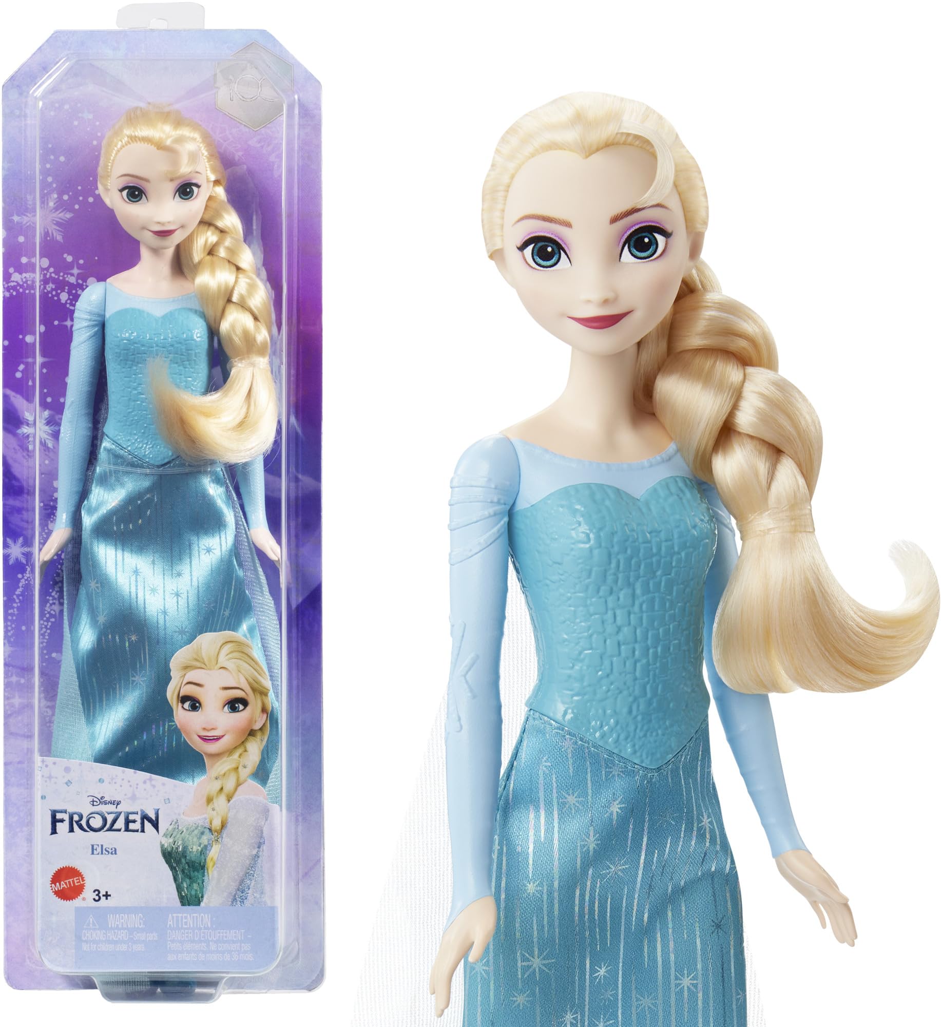 Muñeca Disney Frozen Elsa Mattel reina de hielo para Niñas