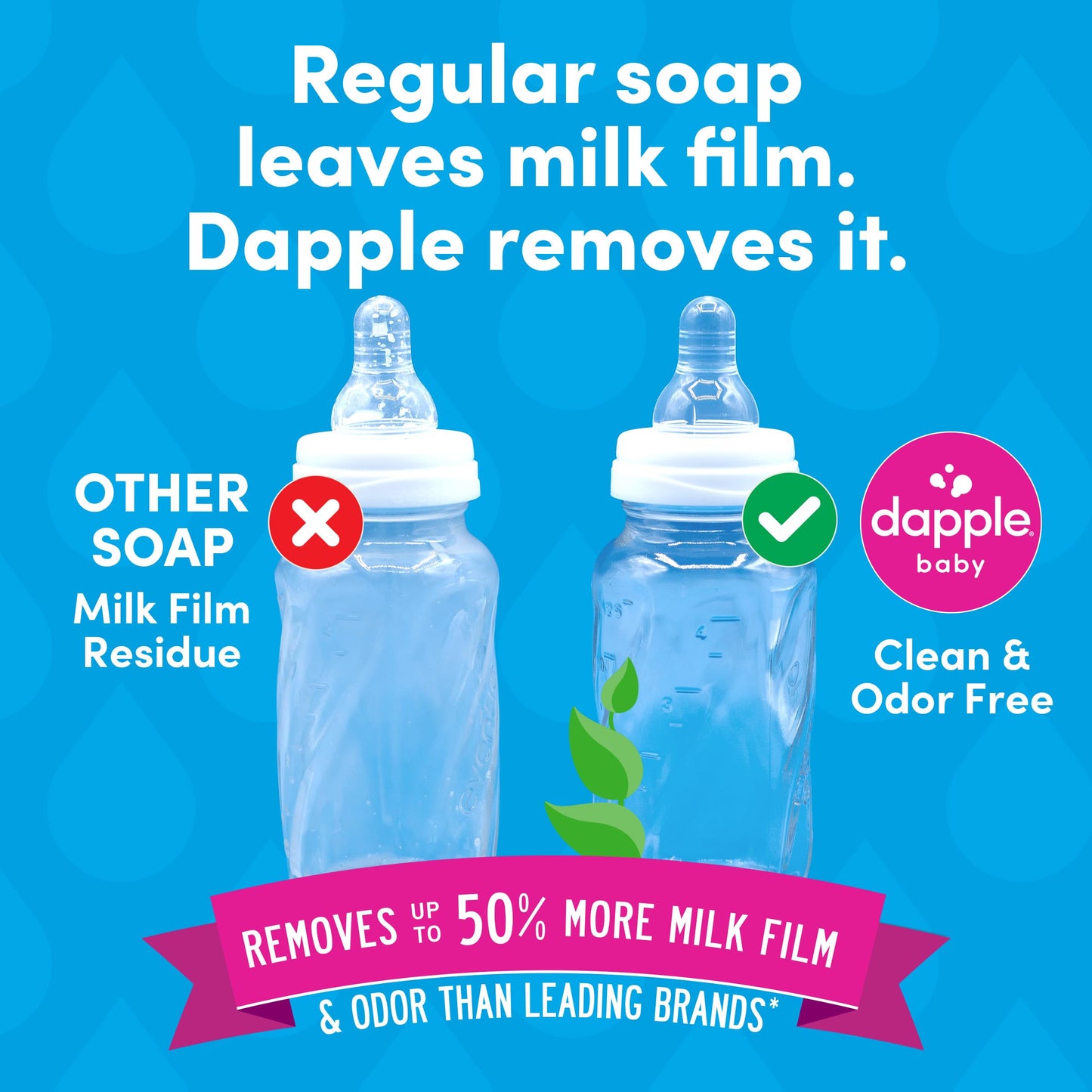 Dapple Baby Bottle and Dish Liquid, Lavender, Travel Size, 3 Fluid Ounce