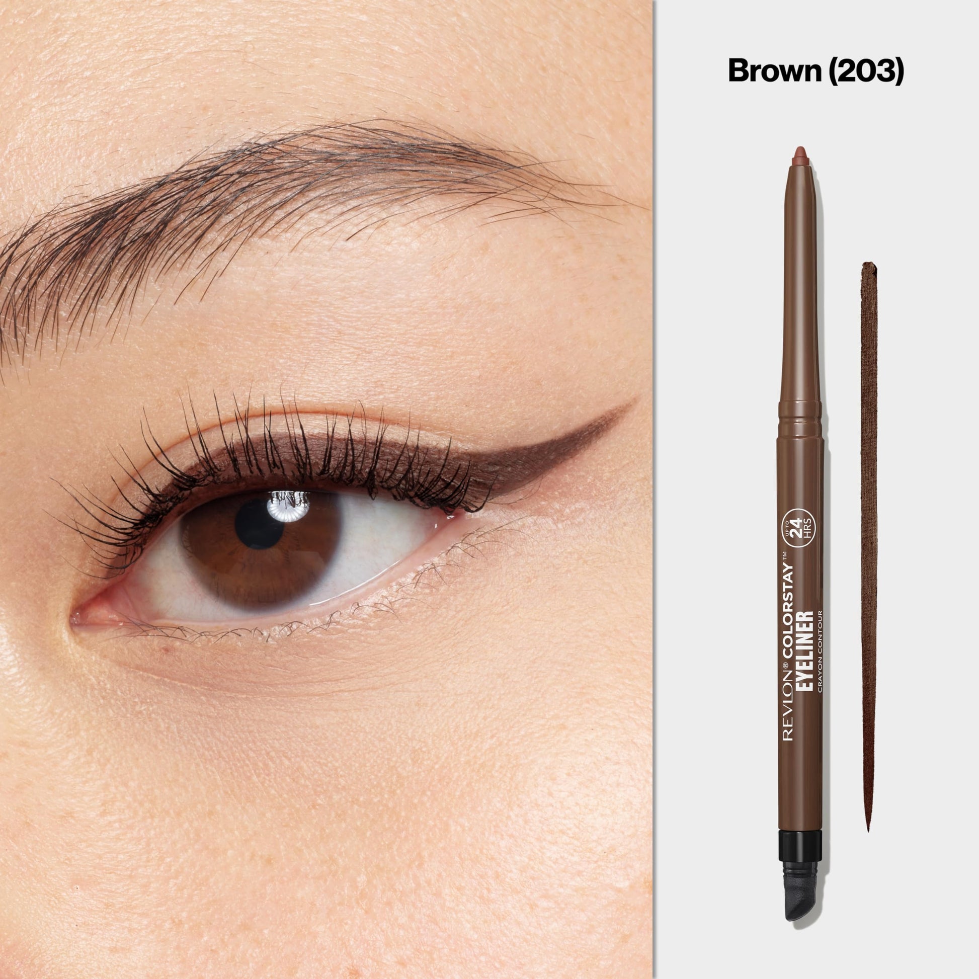 Delineador de Ojos Lápiz Revlon Colorstay Marrón No.203 Unisex