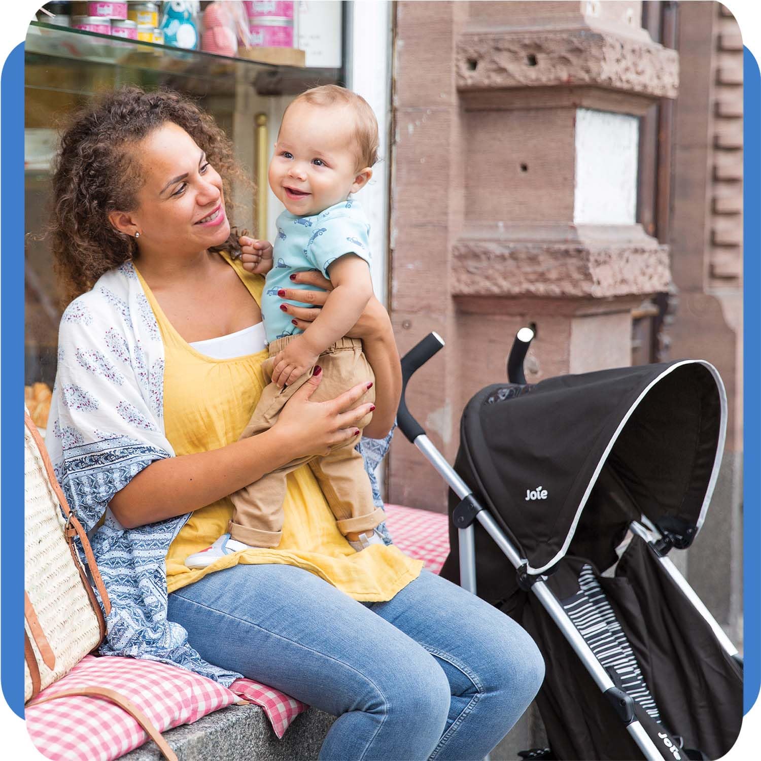 Joie Carriola para Bebe Paragua Nitro XL | Carriola de viaje con Cesta de Compras | Carriola Ligera con Cinturón de 5 puntos | Recién Nacidos a 4 Años o Hasta 15 kilos | Carriola de Baston Plegable