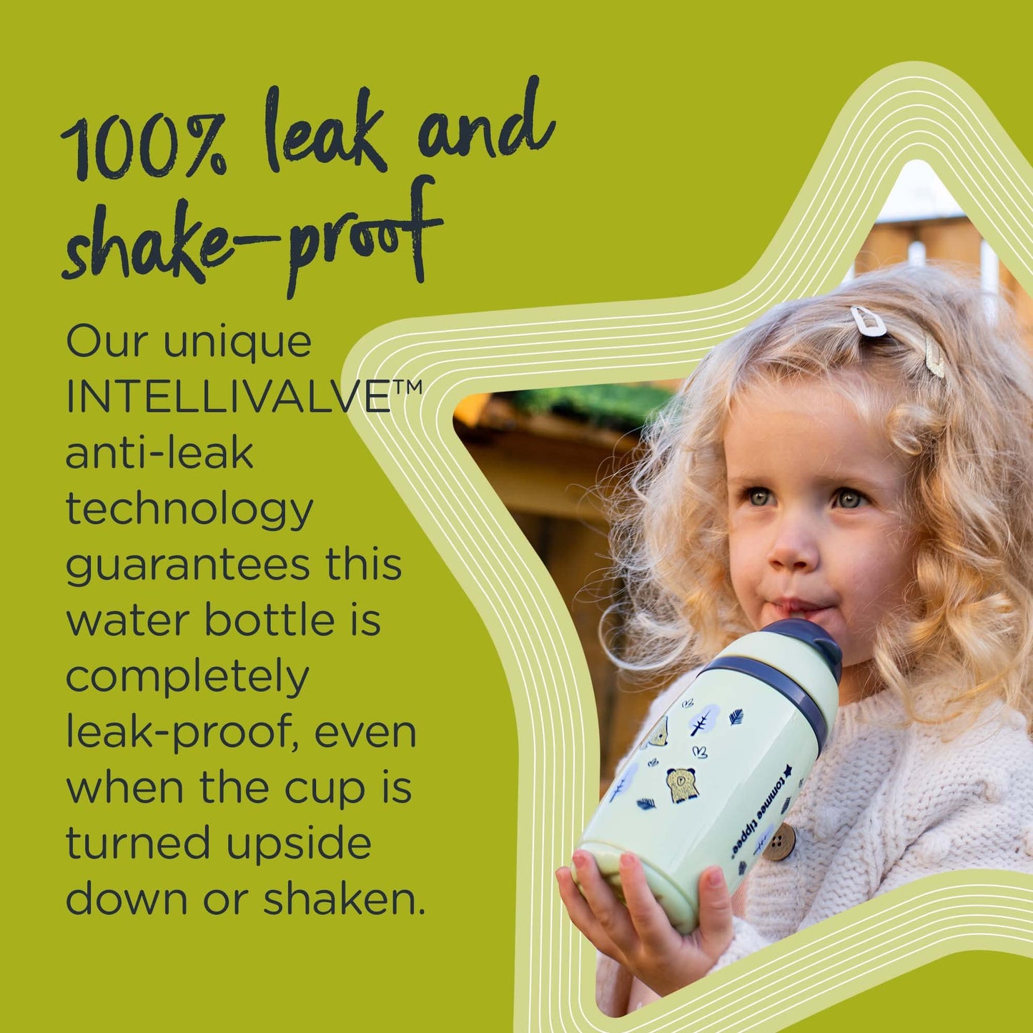 Tommee Tippee Superstar - Taza aislada con paja para niños pequeños, 100% a prueba de fugas y a prueba de sacudidas | BACSHIELD tecnología antimicrobiana (9 onzas, más de 12 meses, 2 unidades)