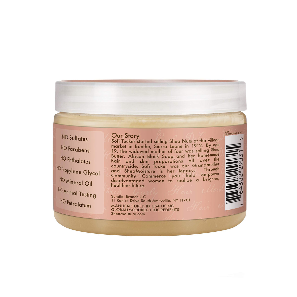 SheaMoisture Coconut & Hibiscus Curling Gel Souffle, 12 Ounce