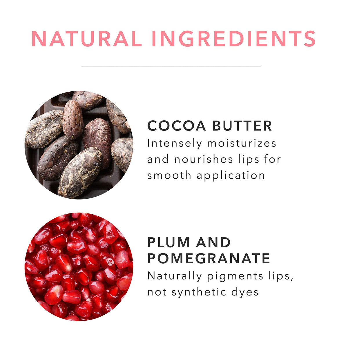 100% PURE Pomegranate Oil Anti-Aging Lipstick (Fruit Pigmented), Black Rose, Long Lasting, Satin Finish, Vibrant Color, Moisturizing Cocoa Butter (Cool Deep Wine) - 0.15 oz