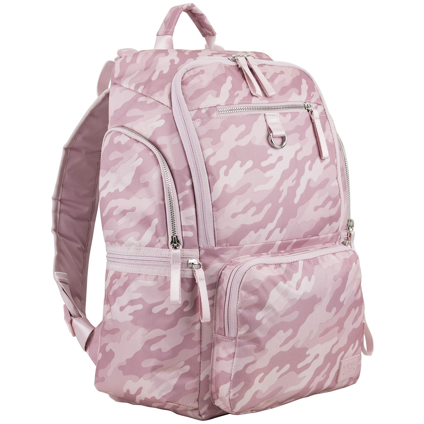 BODHI Baby - Mochila de pañales multifunción con cambiador extraíble, unisex, para mamás y papás, Rosa Fluid Camo