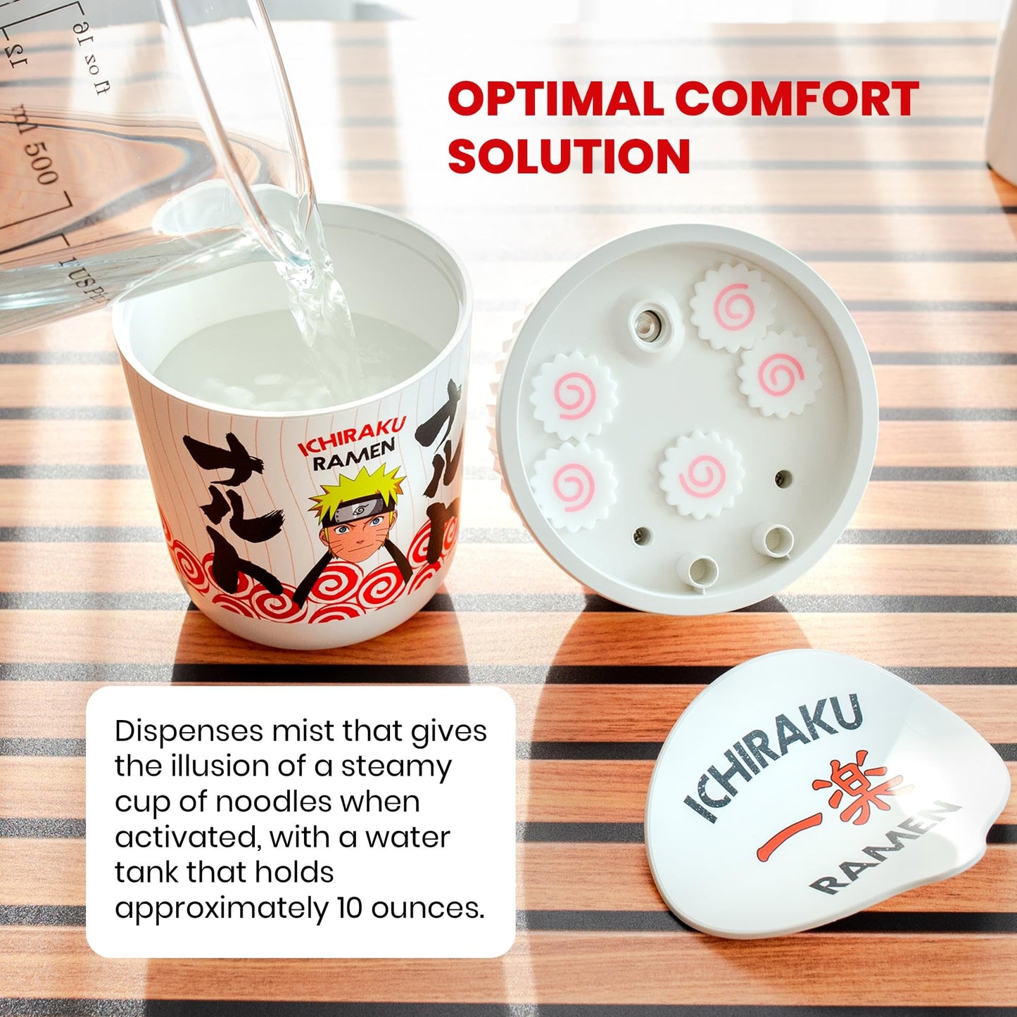Naruto Shippuden Ichiraku - Humidificador instantáneo de taza Ramen