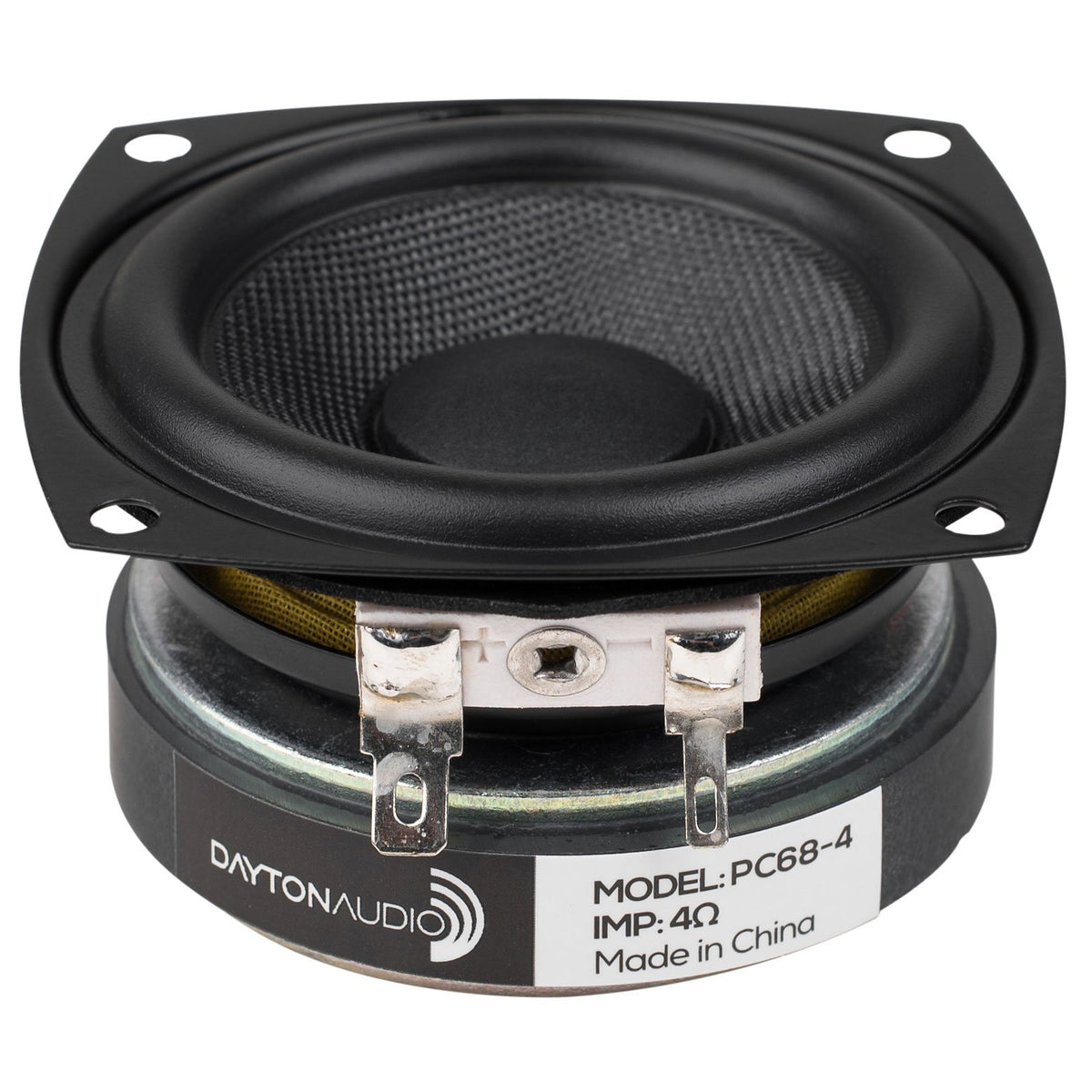 Controlador de Cono de Polietileno de Rango Completo Dayton Audio PC68-4 2-1/2 Pulgadas