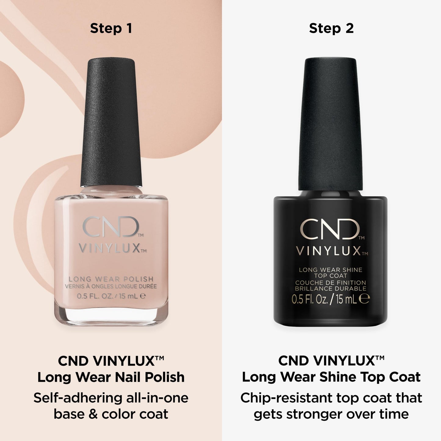CND Vinylux Top coat de larga duración - 15ml