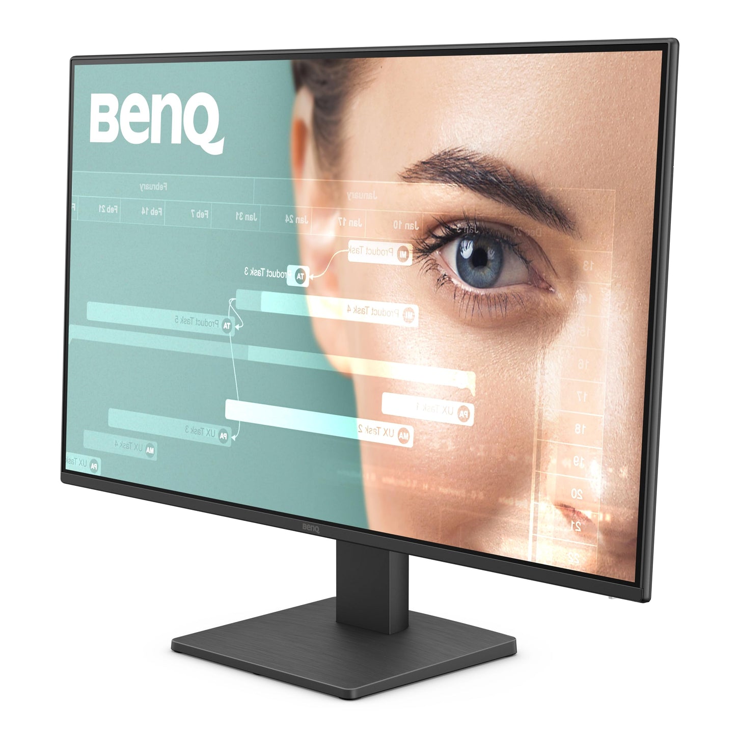 BenQ GW2791 Monitor de Cuidado Ocular IPS de 27 Pulgadas 1080p FHD 100Hz, HDMI, DisplayPort, 1080x1920, Bisel Ultra Delgado, Certificado TUV, sin Parpadeo, luz Azul Baja Plus, Eye-CareU