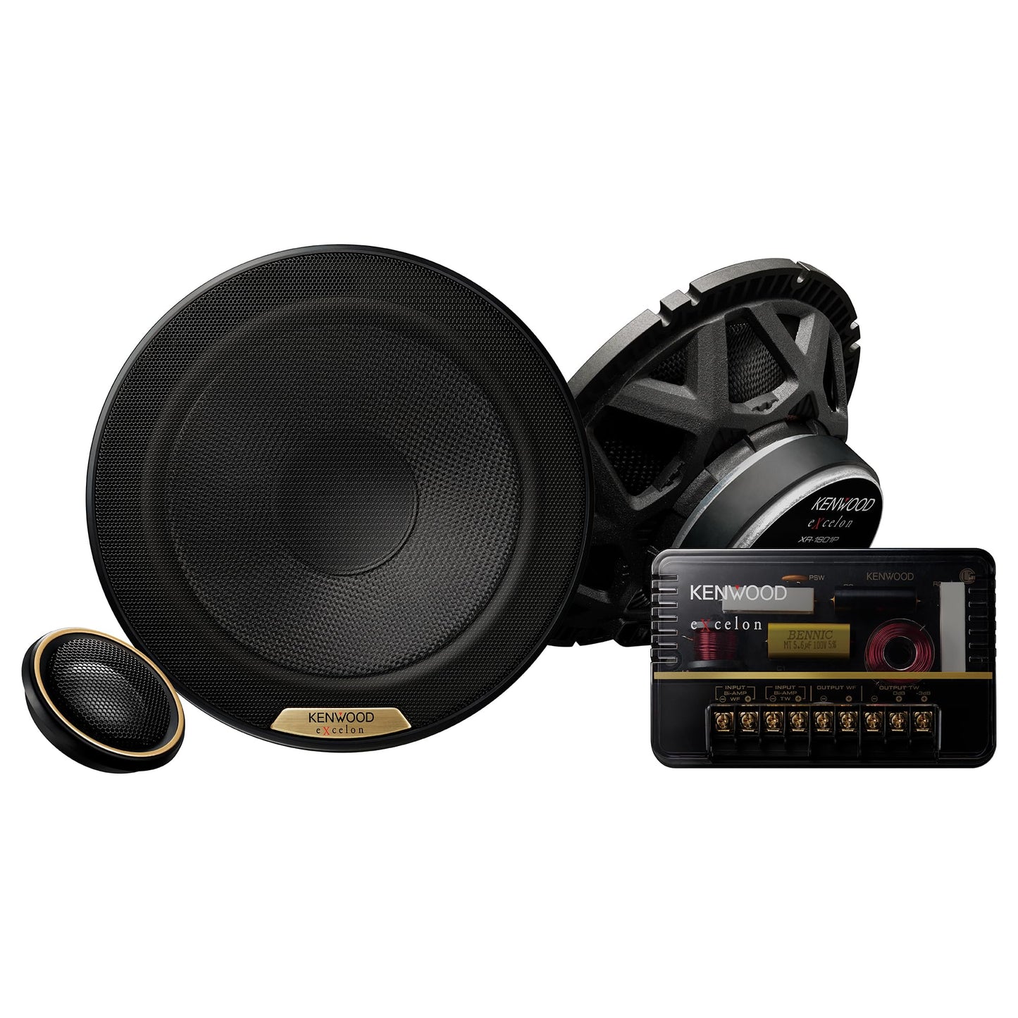 Kenwood Excelon XR-1801P - Altavoz de componentes de audio de alta resolución (7")