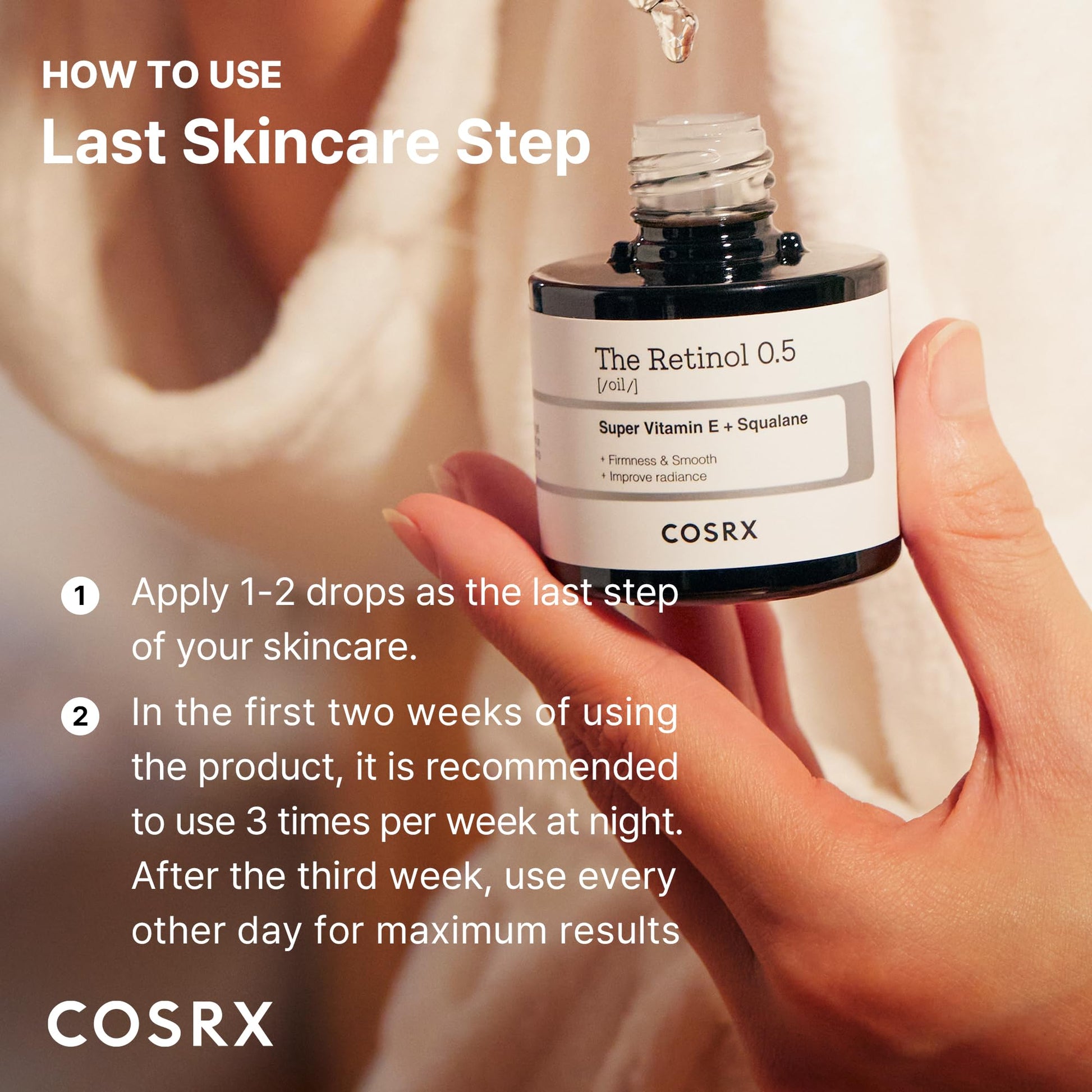 COSRX The Retinol 0.5 Oil