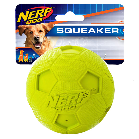 Juguete Pelota para Perros Nerf Dog Grande Verde con Sonido