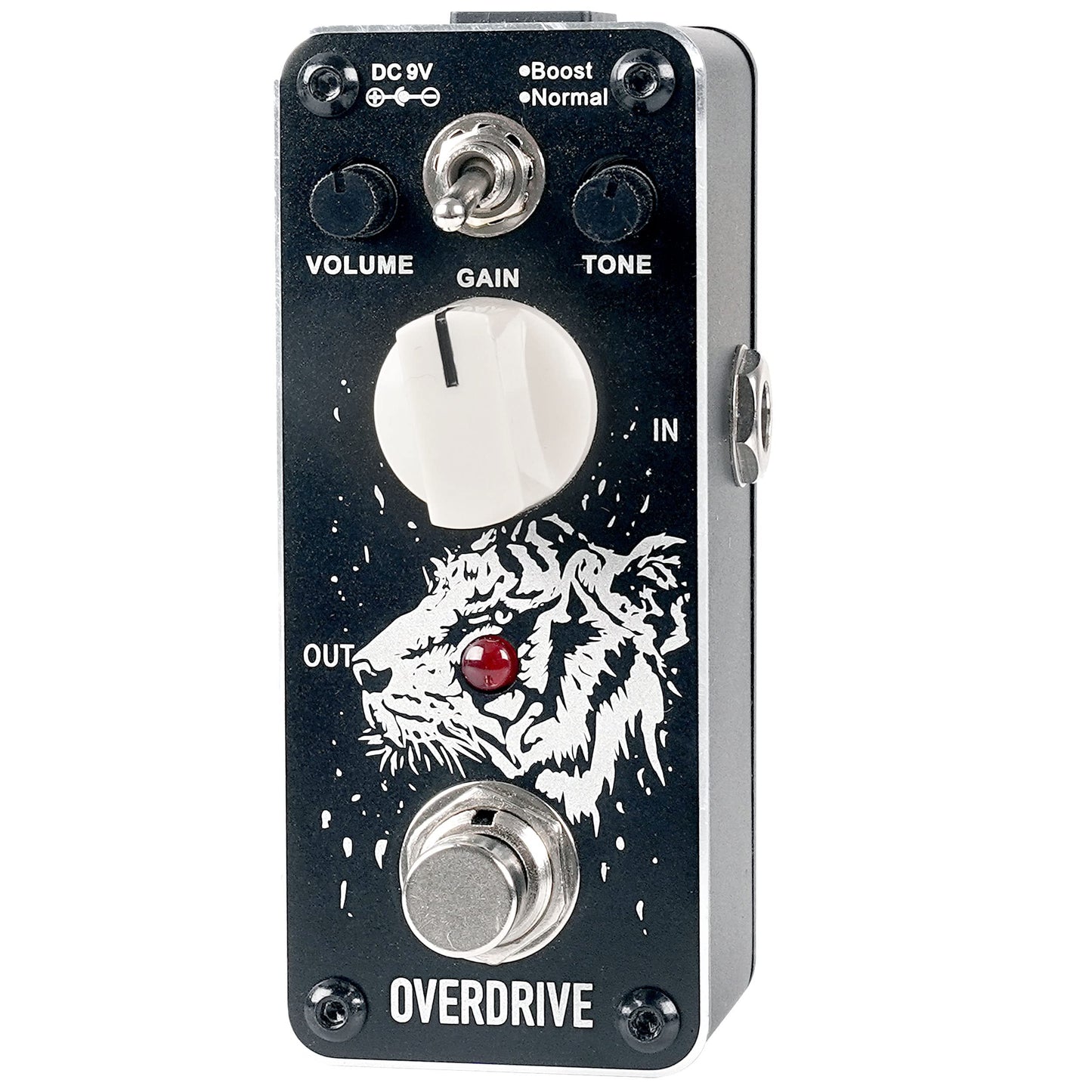 Pedal de Sobremarcha Sondery Rojo con 2 Modos de Impulso y True Bypass para Guitarras Eléctricas