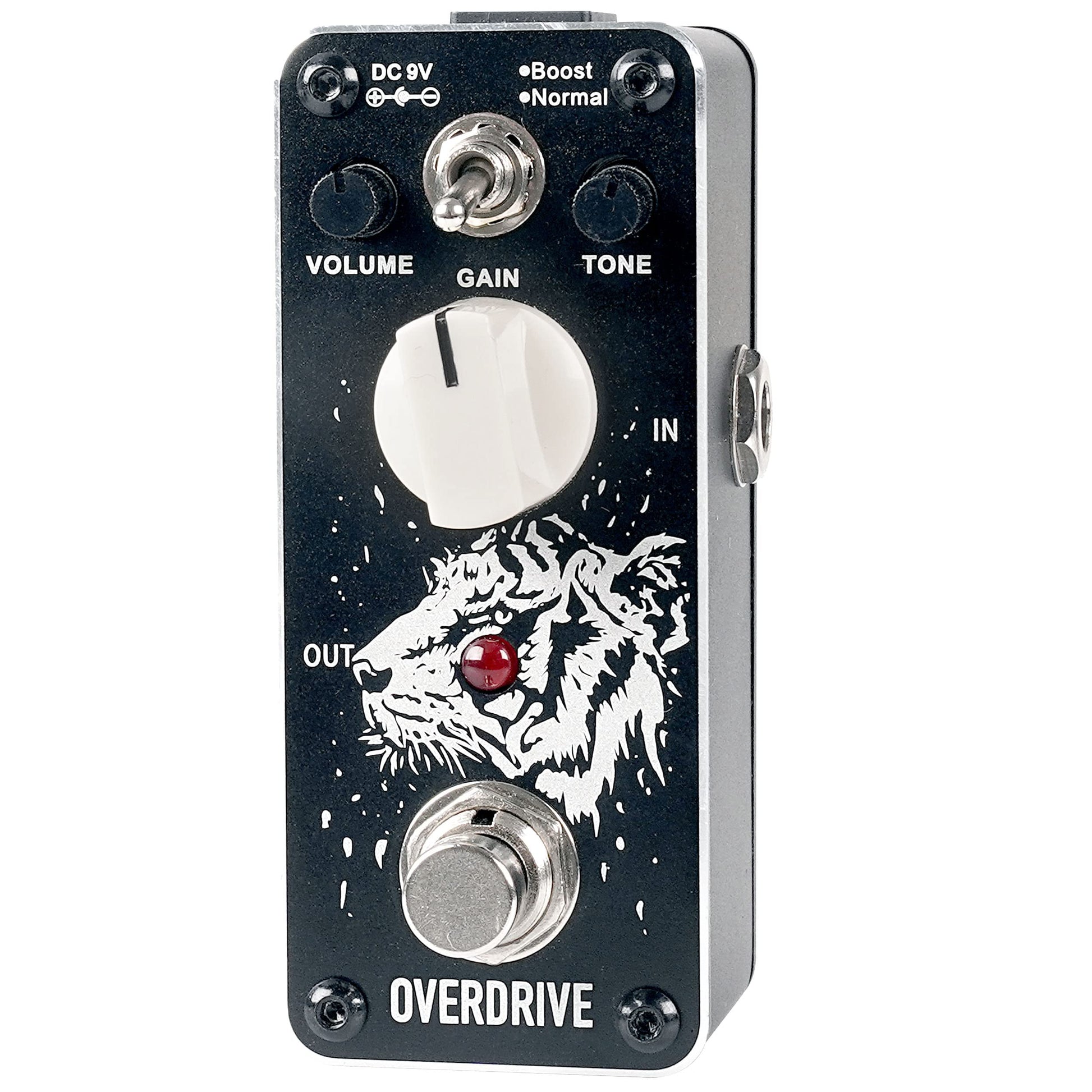 Pedal de Sobremarcha Sondery Rojo con 2 Modos de Impulso y True Bypass para Guitarras Eléctricas