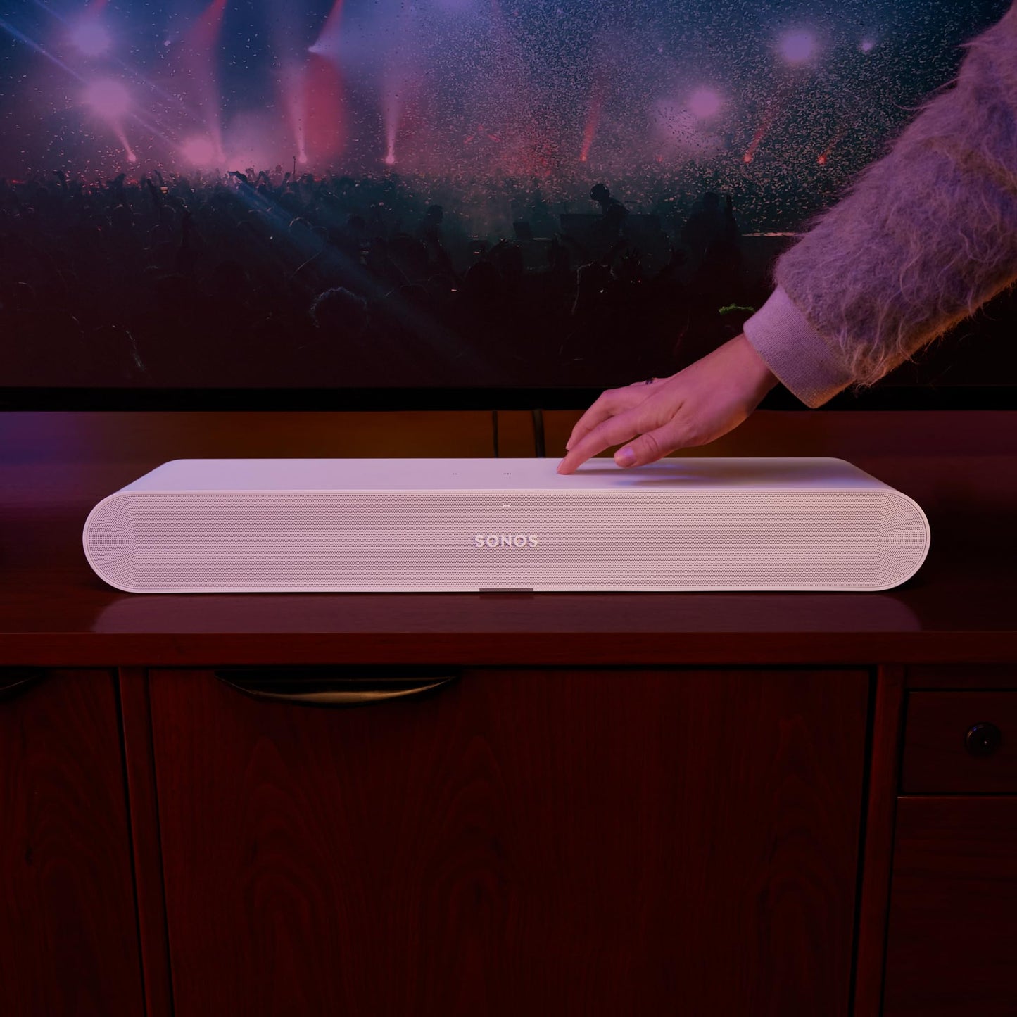 Barra de Sonido Sonos Ray Blanca Esencial para TV, Música y Videojuegos