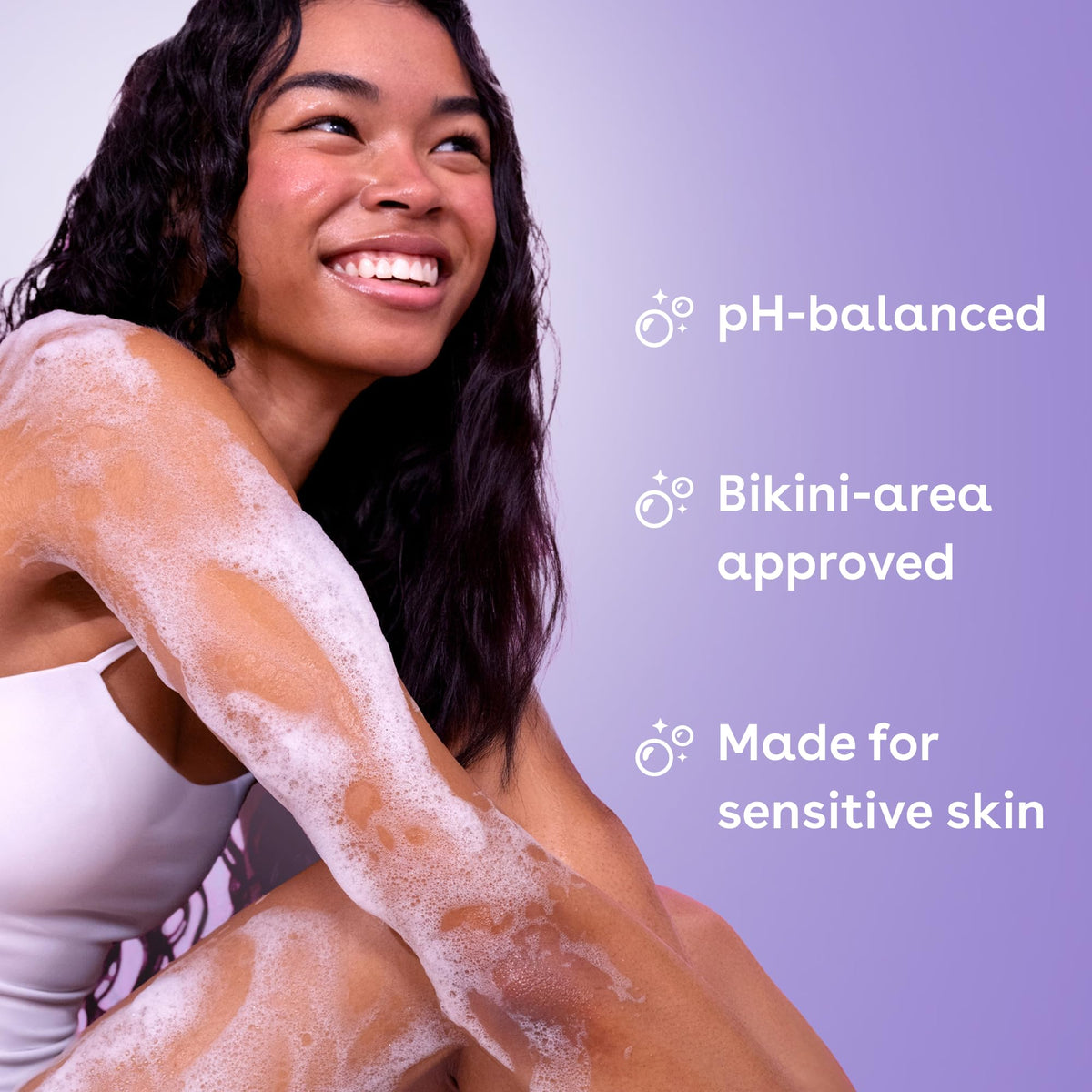 EOS Shea Better Gel de Baño de Vainilla Cachemira, Hidratante y Nutritivo, Fórmula de Gel Cremoso Equilibrado de pH, Libre de Parabenos ni Ftalatos, para Piel Sensible, 16 Onzas Líquidas