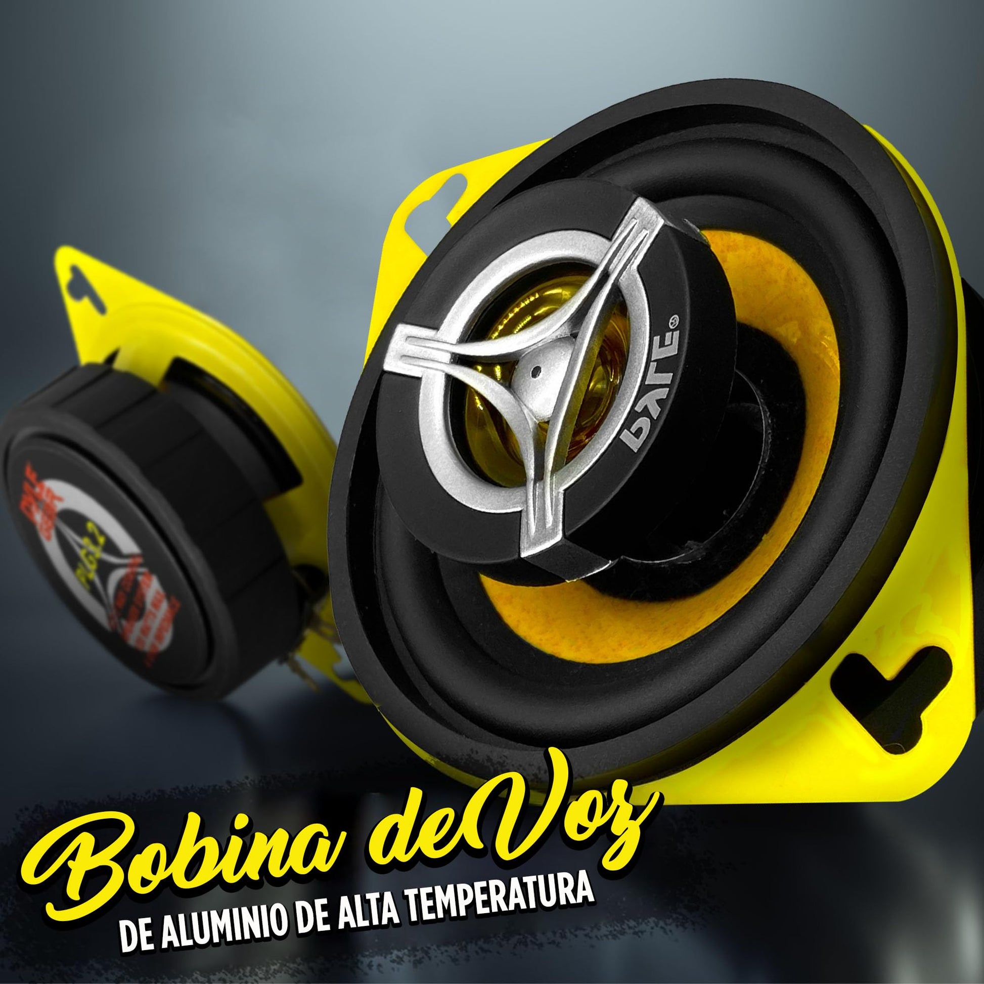 Bocinas para Auto Pyle Negro Dos Vías 3.5 Pulgadas 120 Watts Sistema estéreo