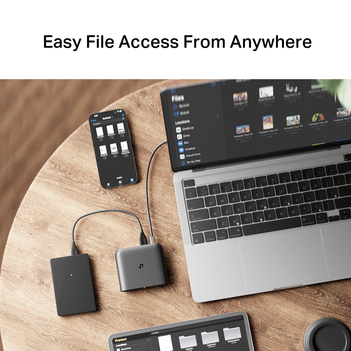 Router WiFi 6 TP-Link Portable AX1500 con Múltiples Modos y Conexión USB