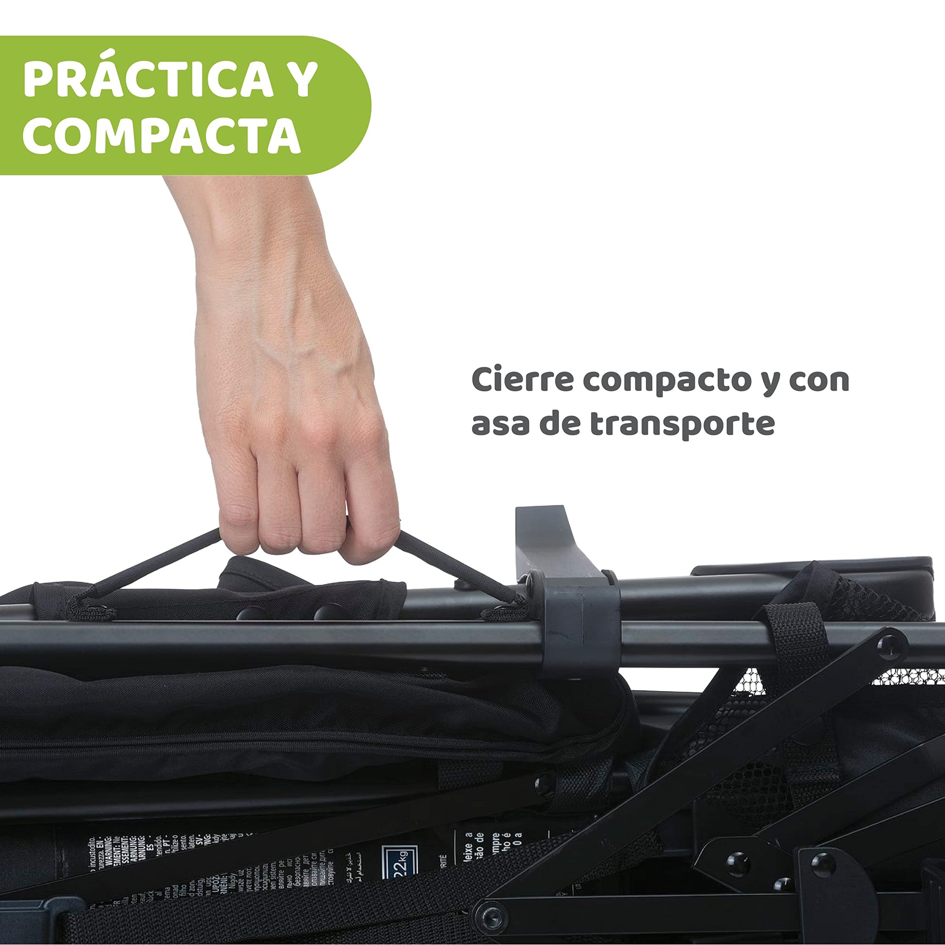Chicco Carriola ligera LiteWay 4 Negra