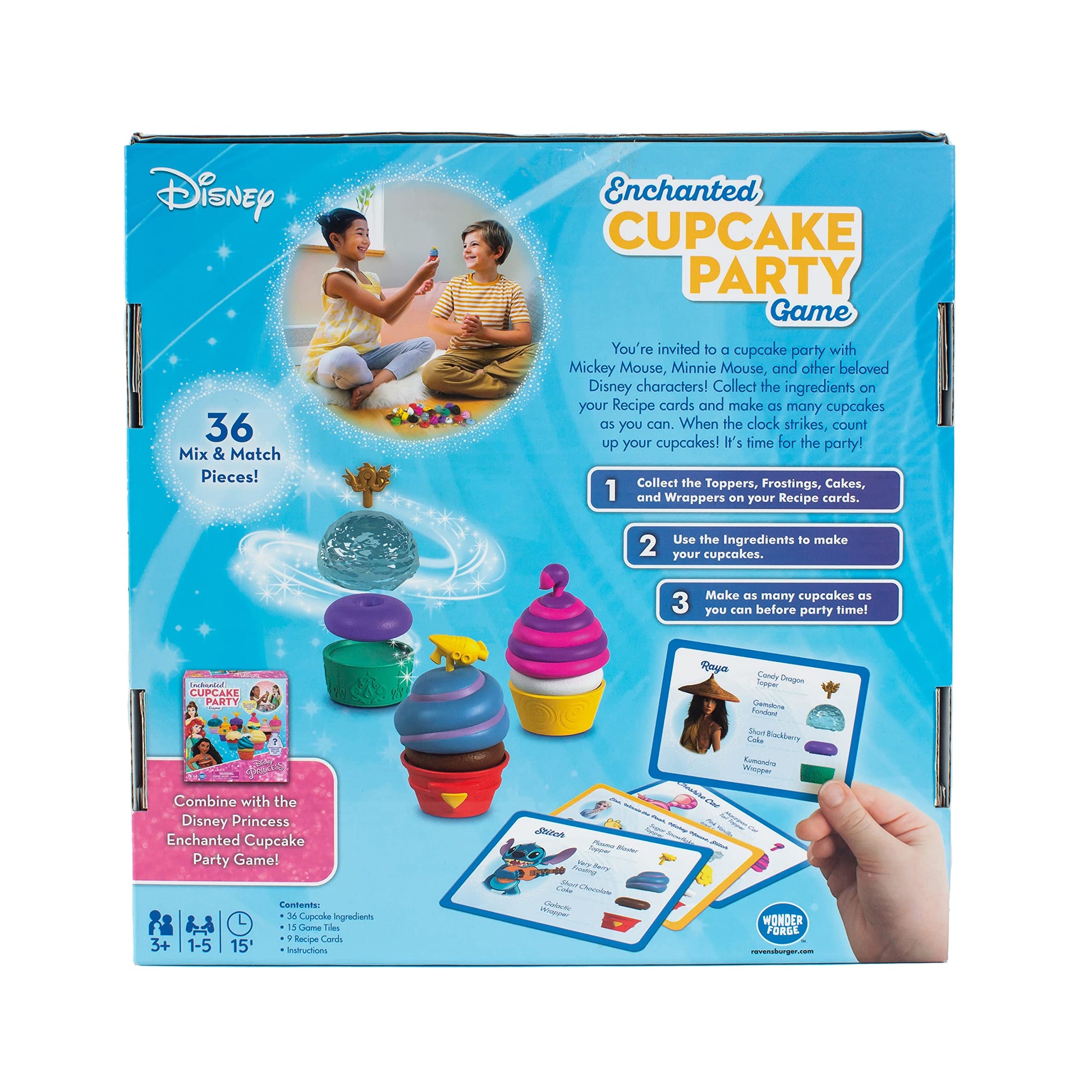 Juego de Fiesta Wonder Forge Disney Magdalenas Encantadas para Niños
