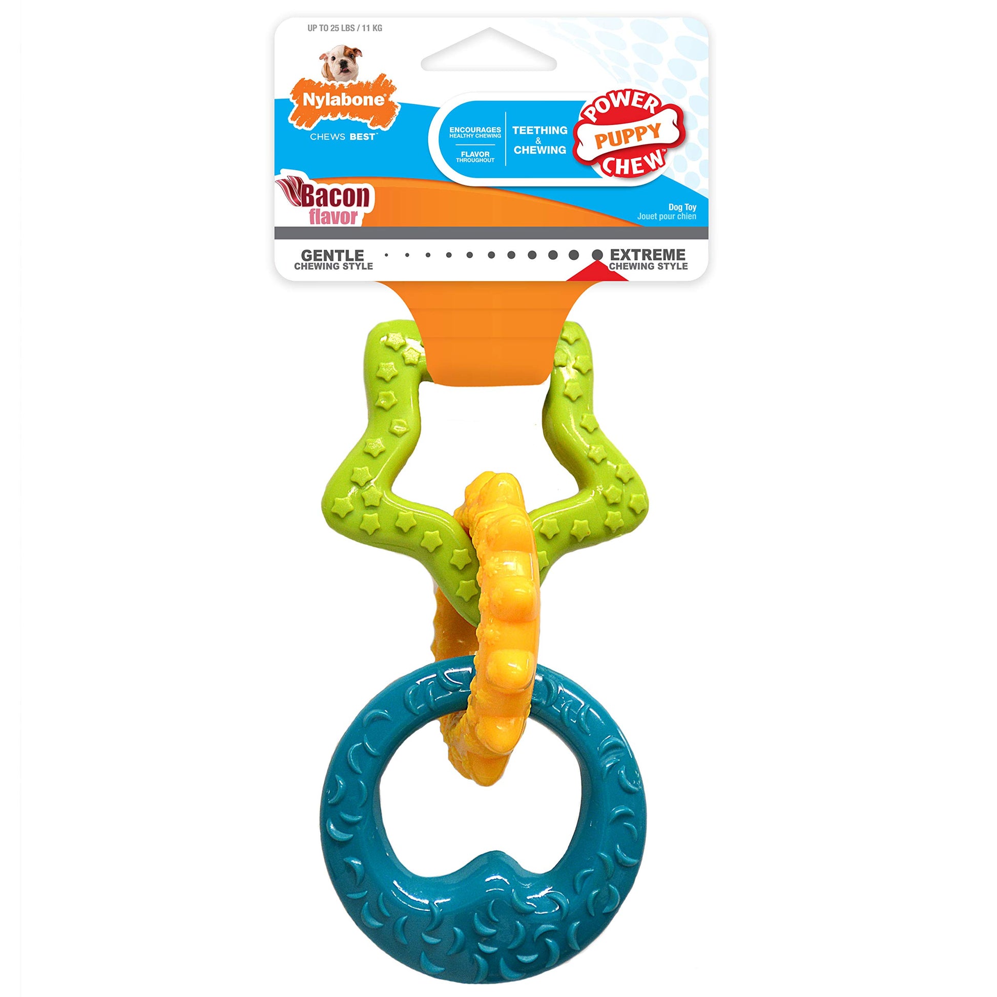 Juguete de Masticar para Cachorros Nylabone Puppy Dog para la Dentición