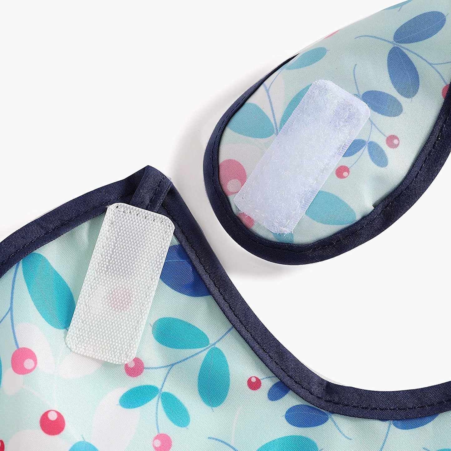 PandaEar - Paquete de 3 baberos súper ligeros para bebé, impermeable, lavable, resistente a las manchas y al olor de 12 a 48 meses (niña)