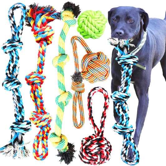 Juguetes de Cuerda Youngever Multicolor para Perros XL Grandes