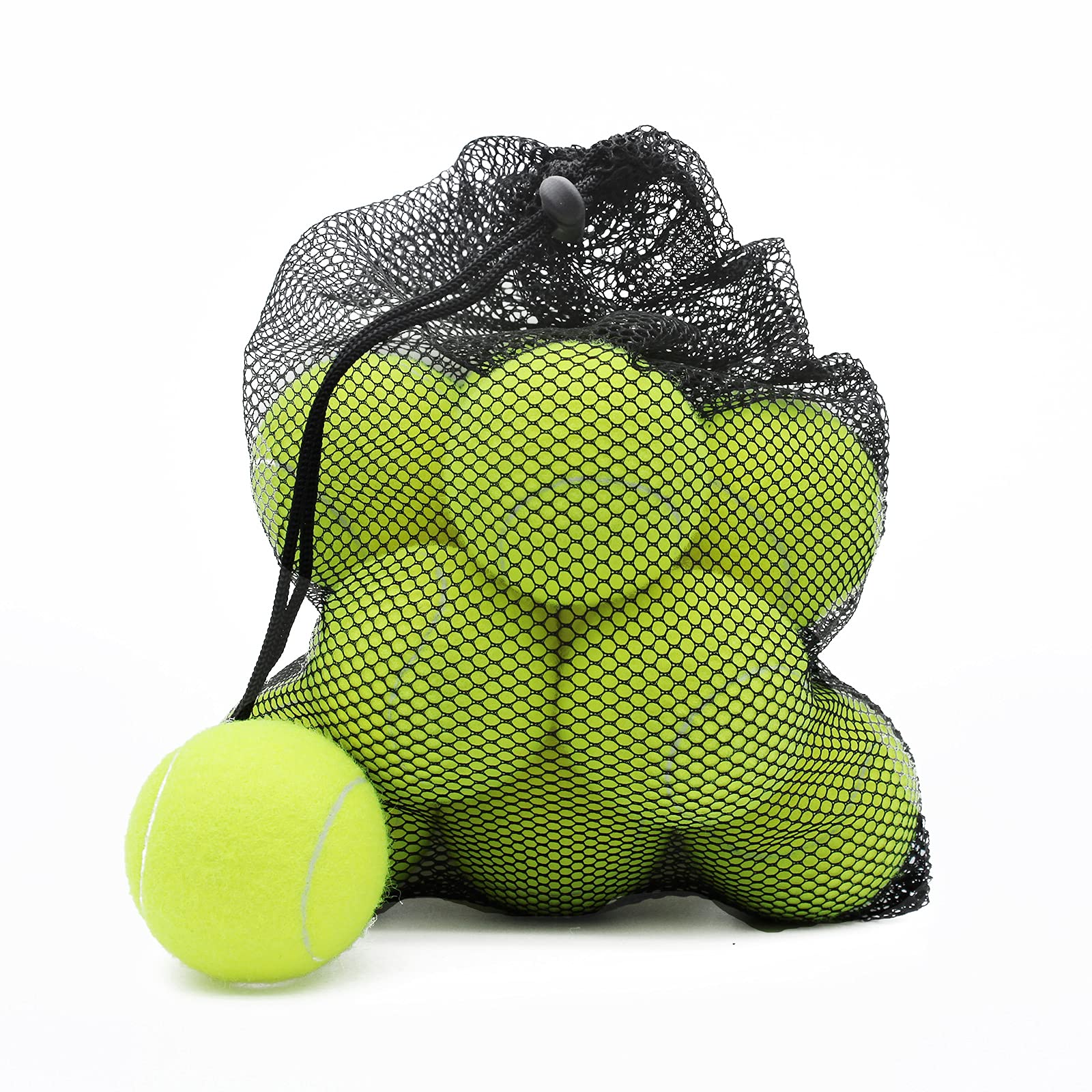 Magicorange - Pelotas de tenis, paquete de 12 pelotas de entrenamiento avanzadas, vienen con bolsa de malla para un fácil transporte, buenas para entrenamiento de principiantes